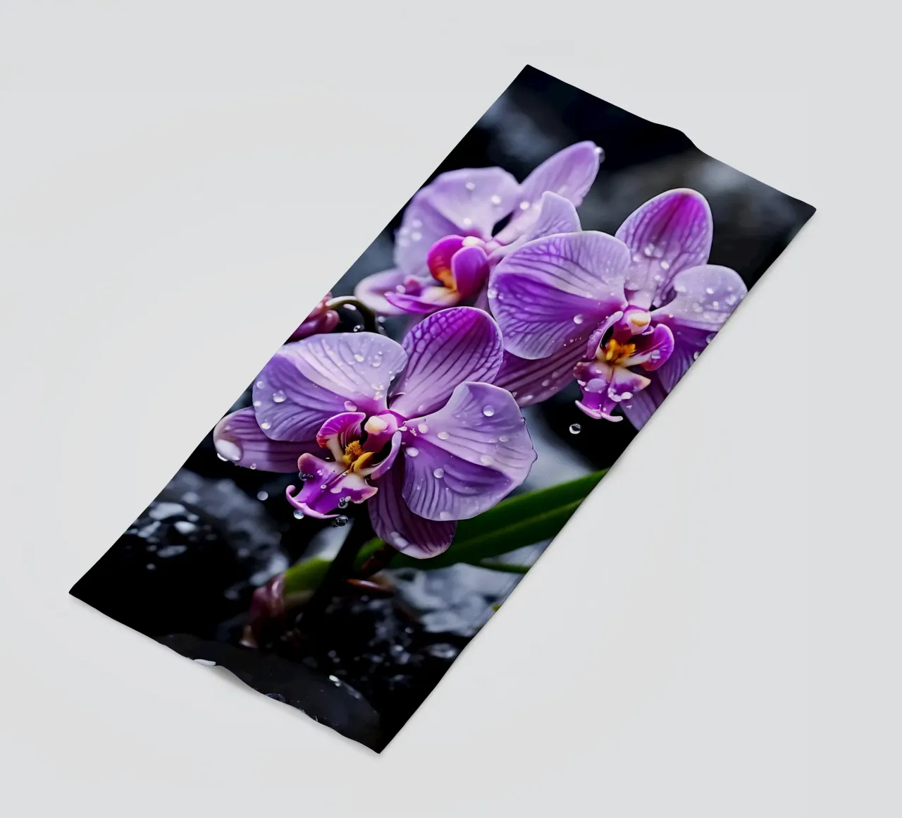 Orchidee con pietre_4 telo mare da Farb- und Blütenzauber by LK