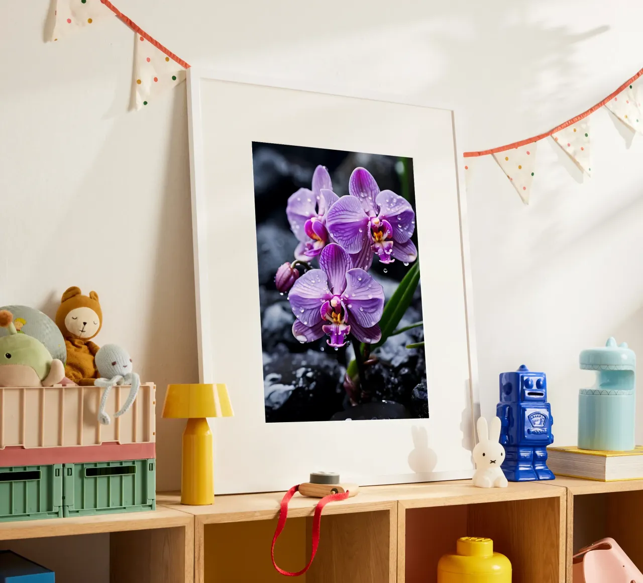 Orchidee con pietre_4 carta hahnemühle da Farb- und Blütenzauber by LK