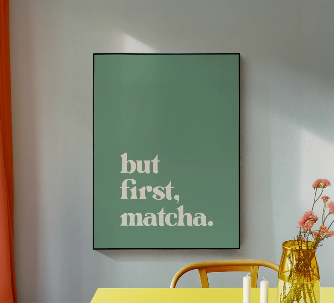 But First Matcha plexiglass da Print52