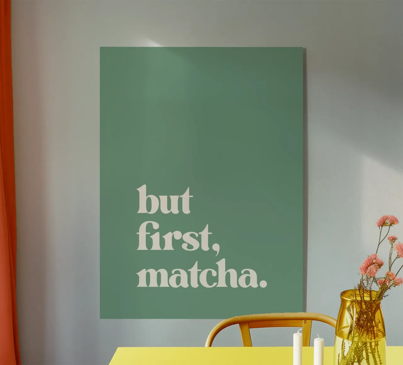 But First Matcha plexiglass da Print52