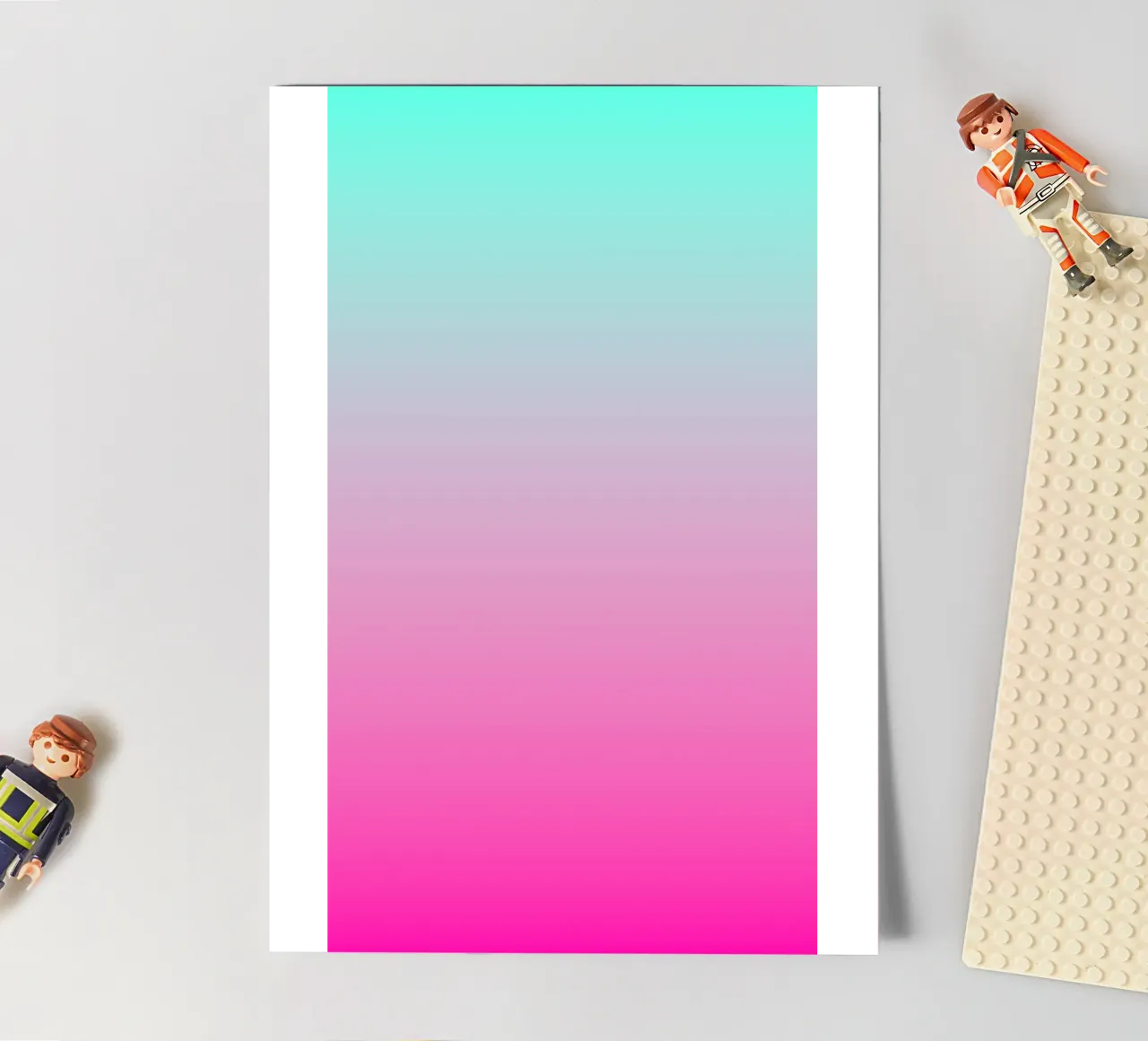 Gradient FOUR sticker sheet by Flo Klein