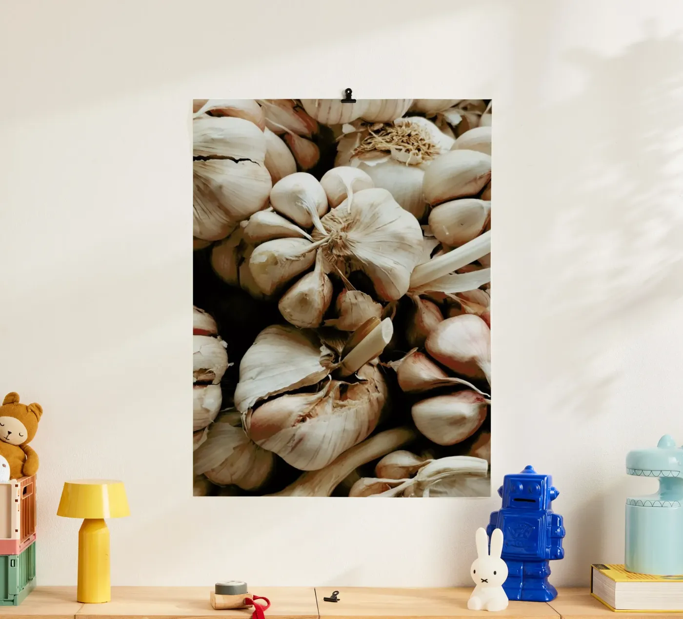 Kitchen Essentials – Garlic Poster von Sebastian Hilgetag