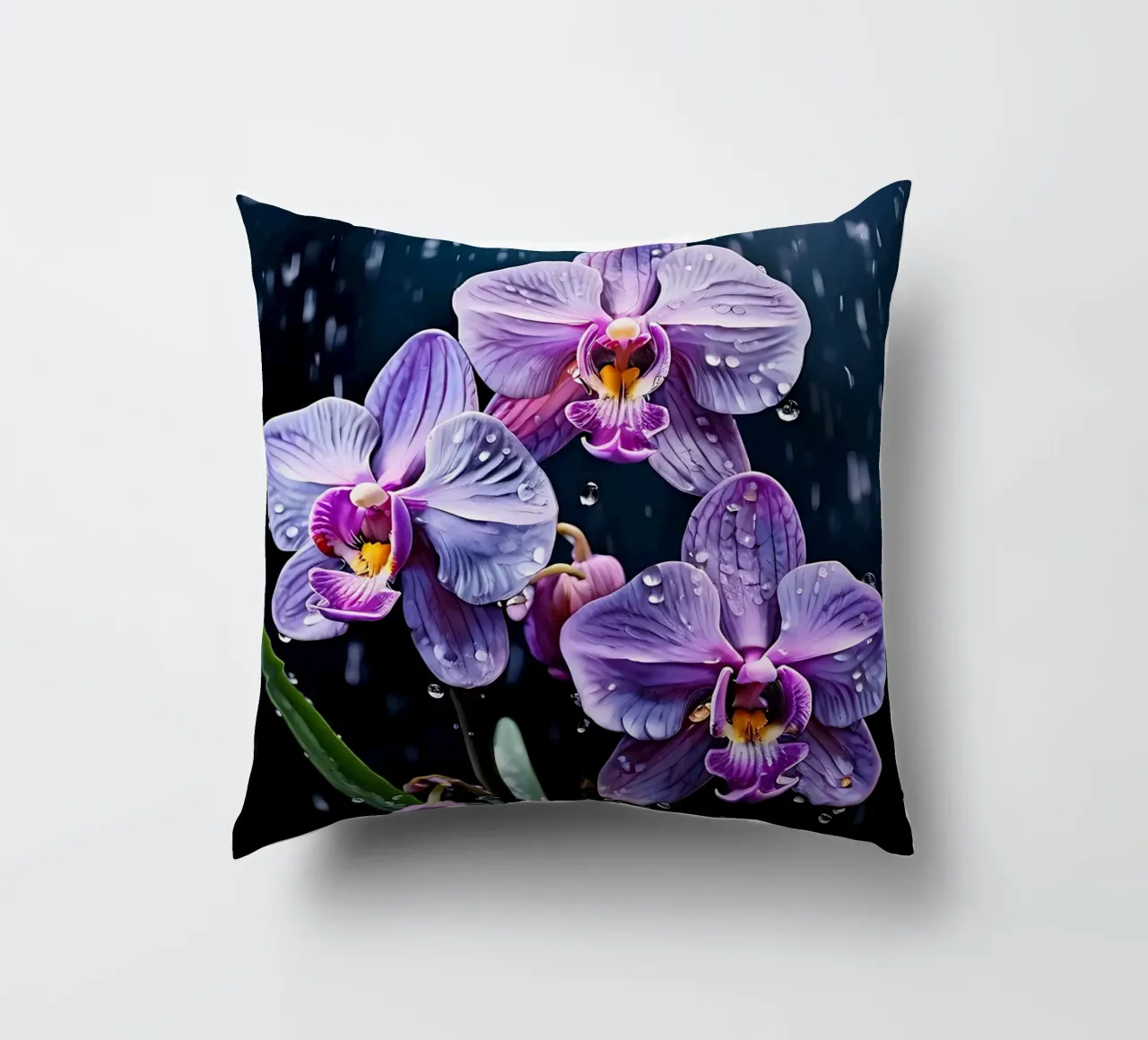 Orchidee con pietre_5 cuscino da Farb- und Blütenzauber by LK