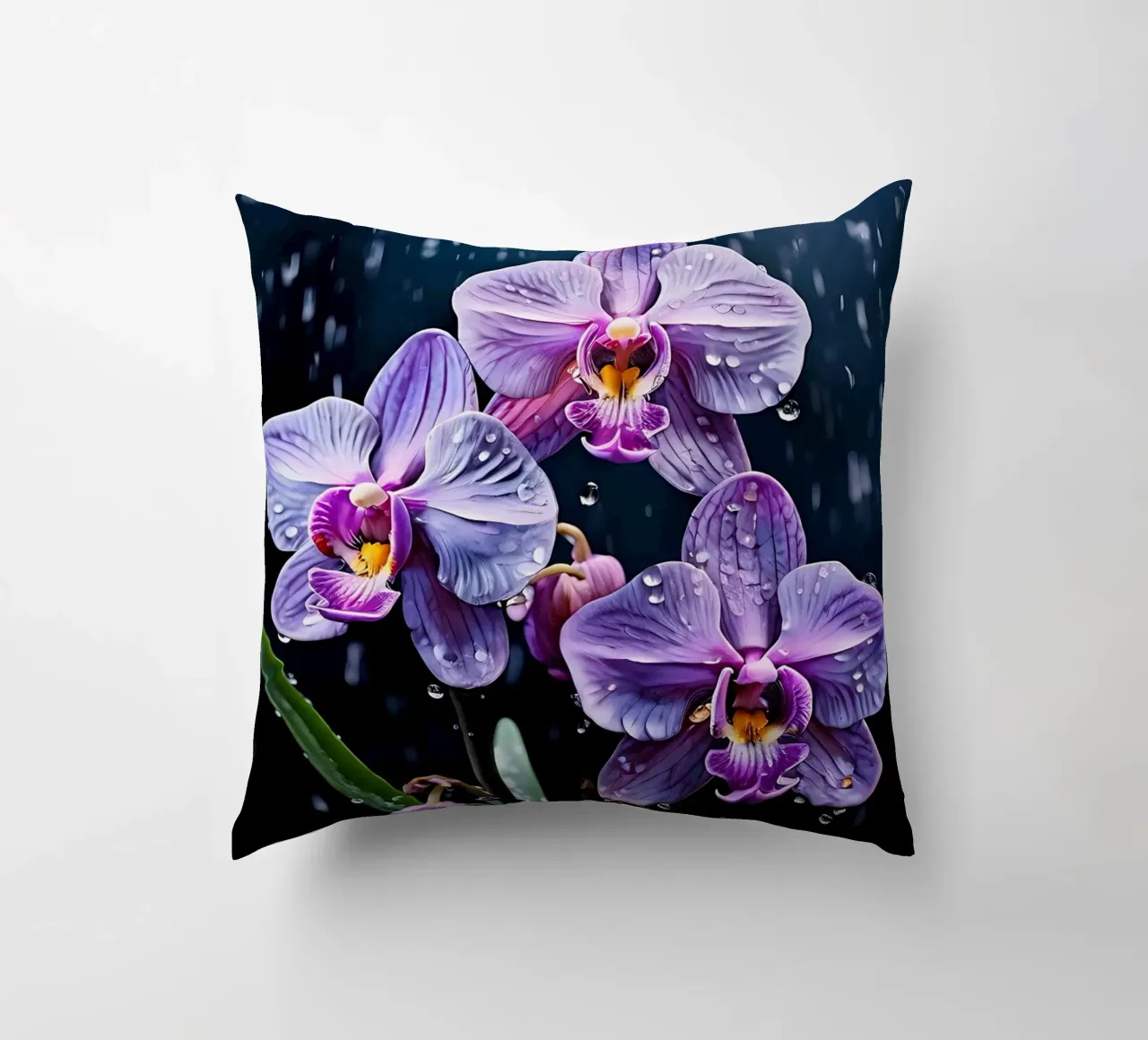 Orchidee con pietre_5 cuscino da Farb- und Blütenzauber by LK