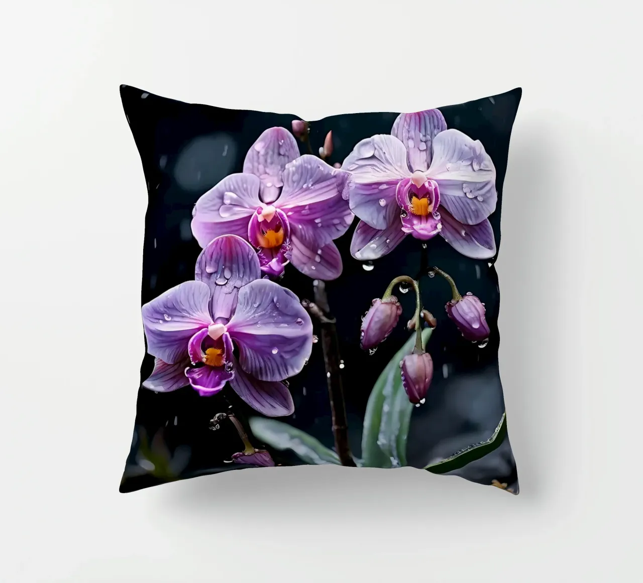 Orchidee con pietre_6 cuscino da Farb- und Blütenzauber by LK