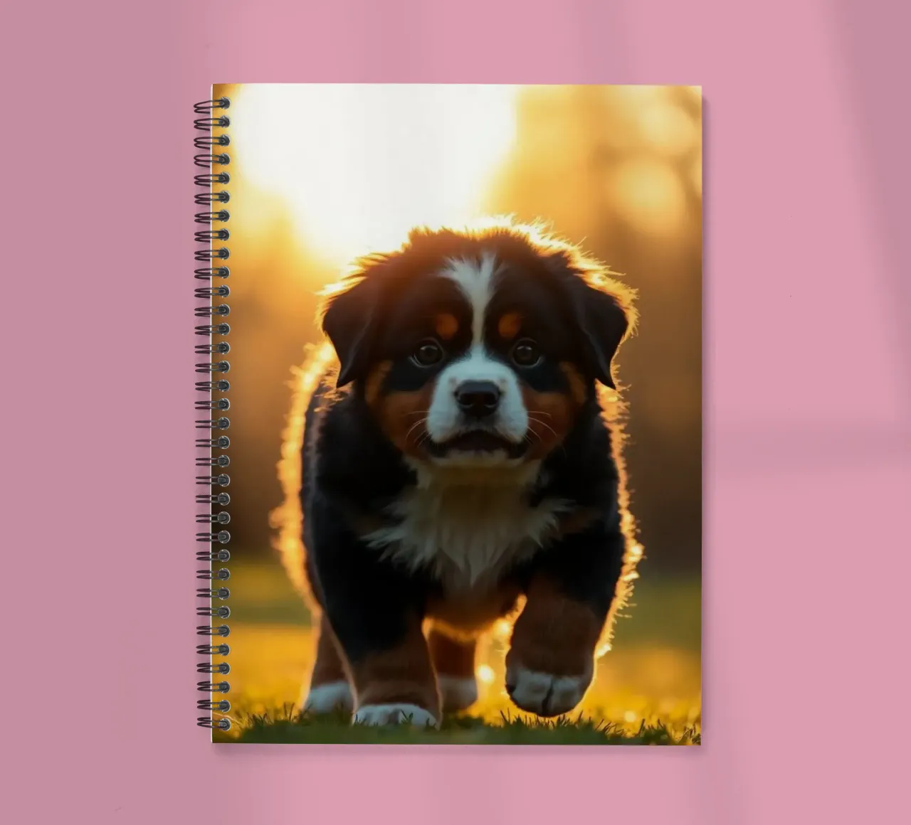 cute little puppies #47 spiral notebook by Yumis.Beargang.and.Me