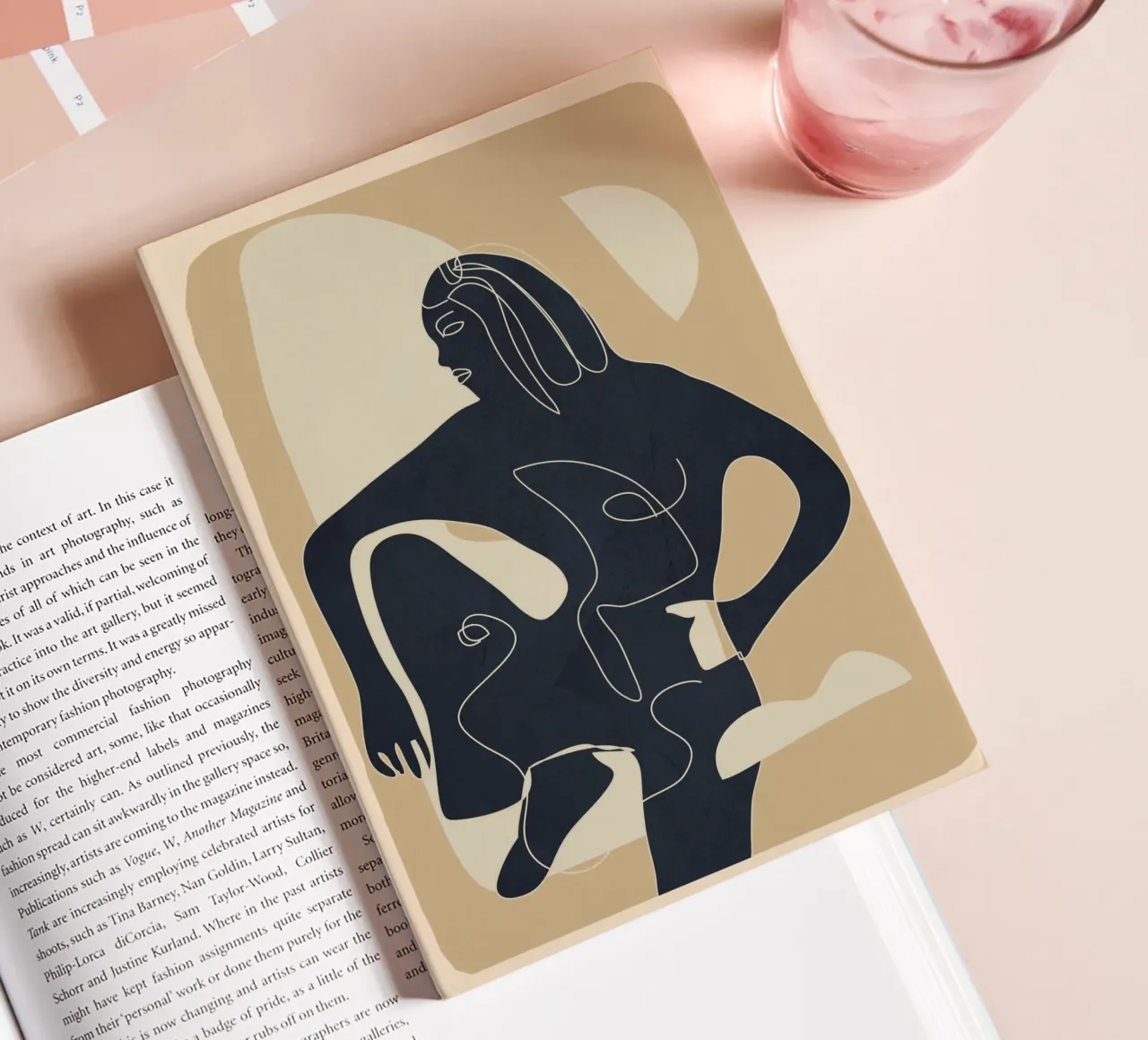 Abstract Feeling 3 notebook by Flow Line