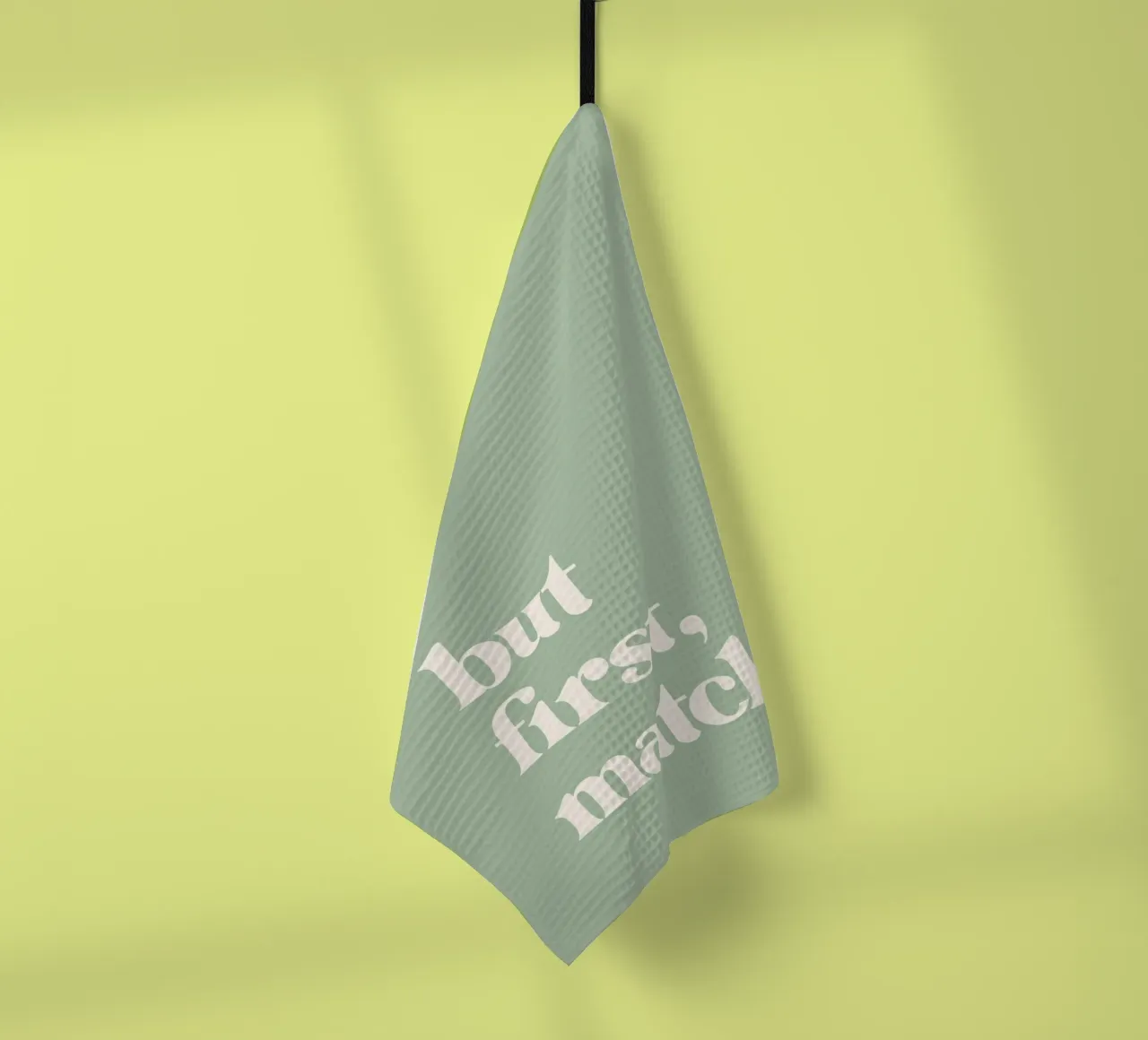 But First Matcha - Sage Green canovaccio da cucina da Print52