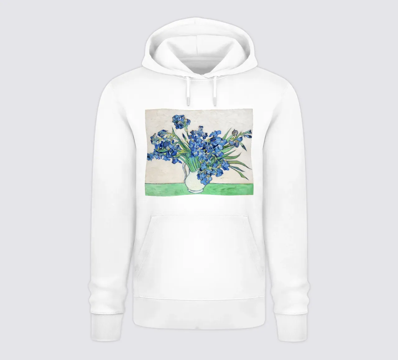 Iris di Vincent Van Gogh (1890). felpa con cappuccio da Venus Art