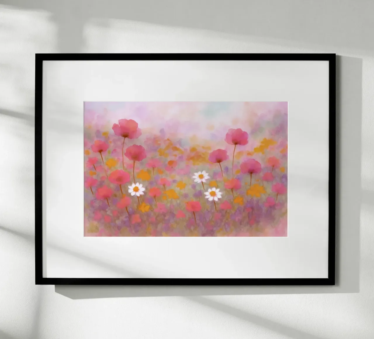 Sommerflüstern - Floral, abstrakte Kunst poster da Petra Lang