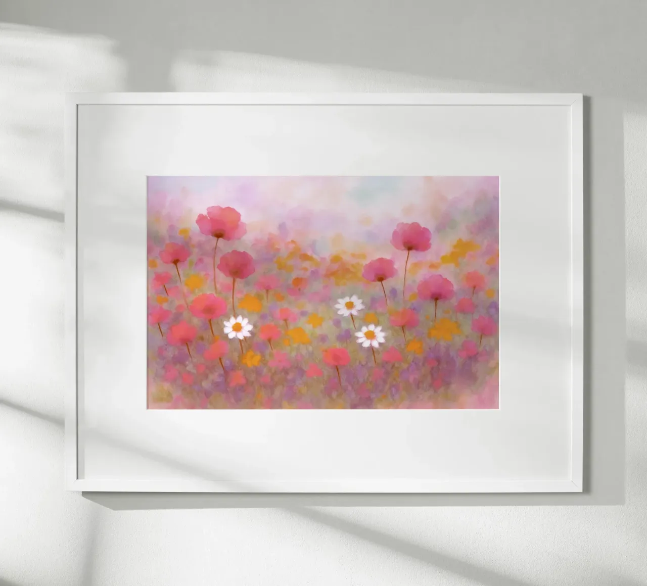 Sommerflüstern - Floral, abstrakte Kunst poster da Petra Lang
