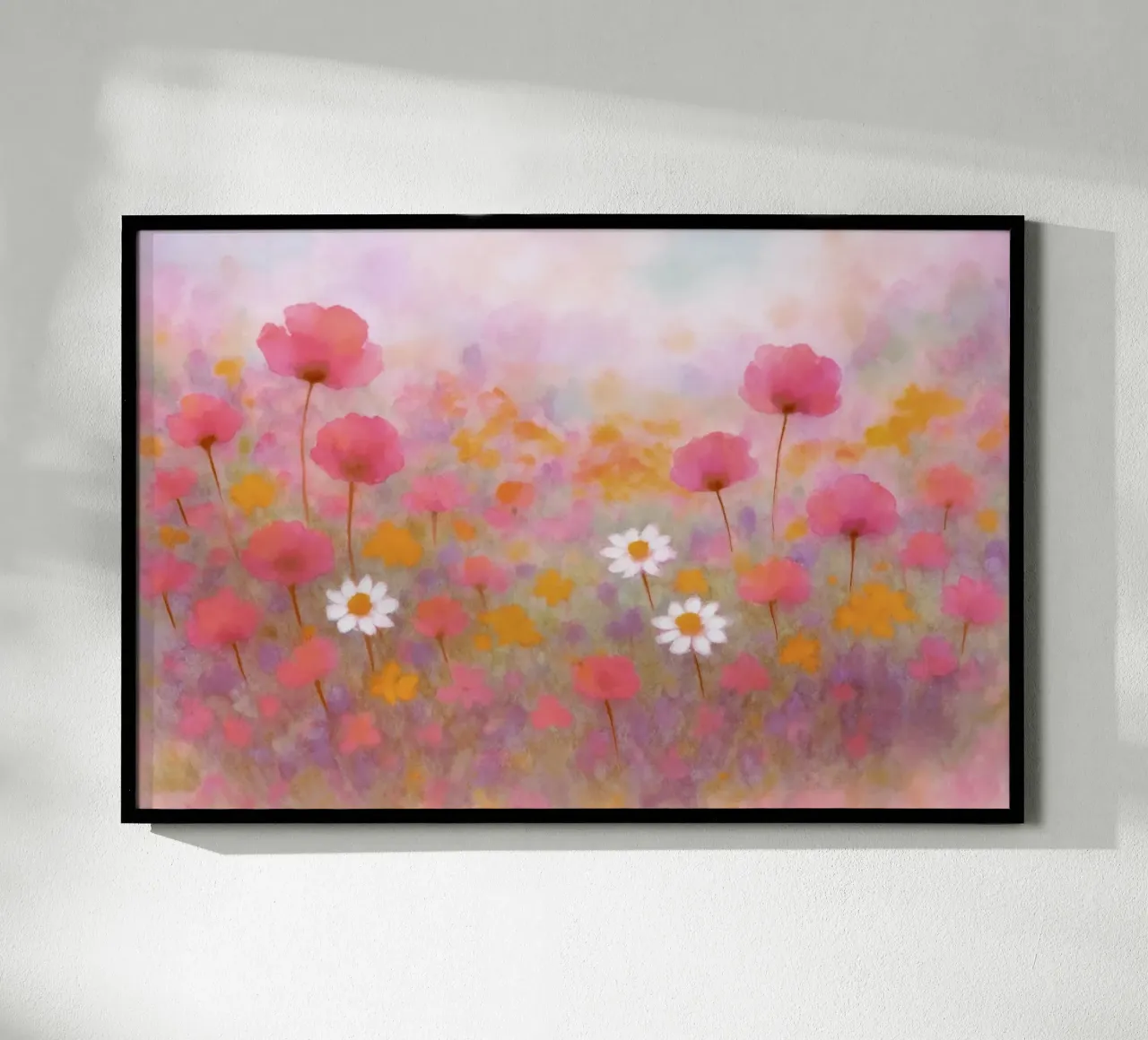 Sommerflüstern - Floral, abstrakte Kunst poster da Petra Lang