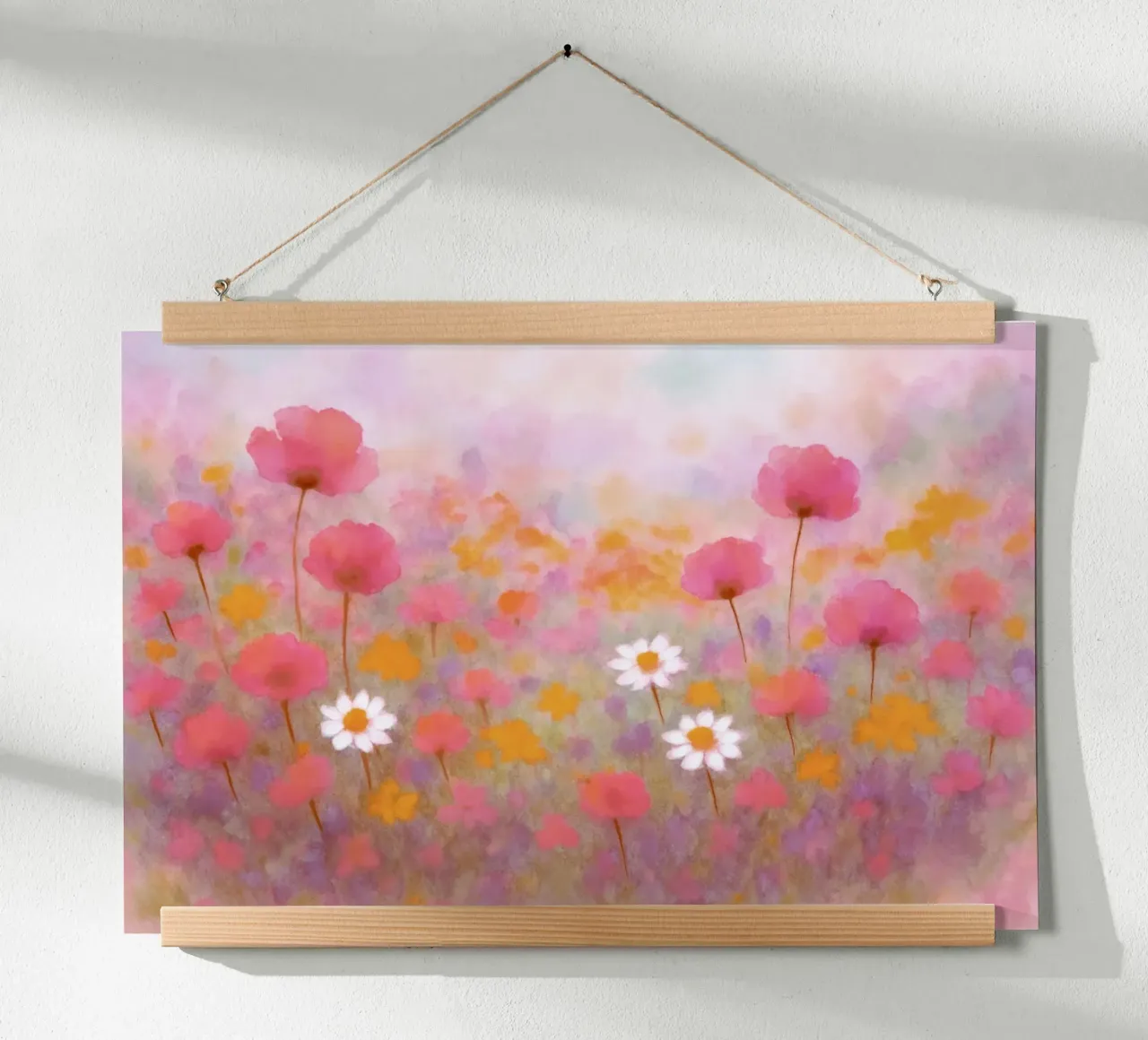 Sommerflüstern - Floral, abstrakte Kunst poster da Petra Lang