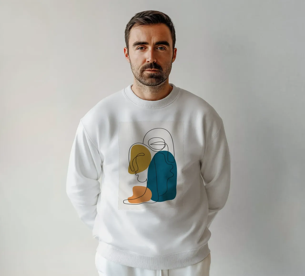 Abstract Faces 6 felpa da cityart