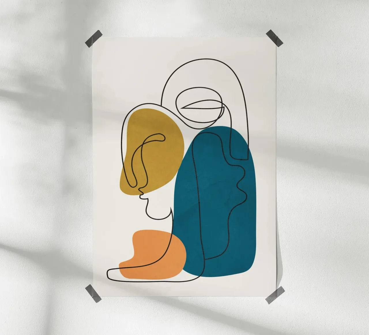 Abstract Faces 6 poster da cityart