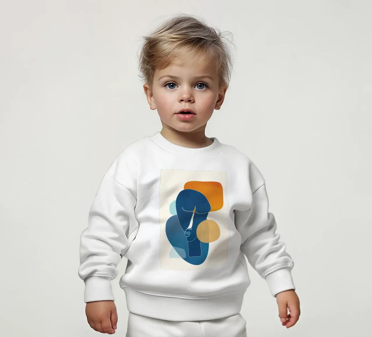 Abstract Mask Design baby sweatshirt van cityart