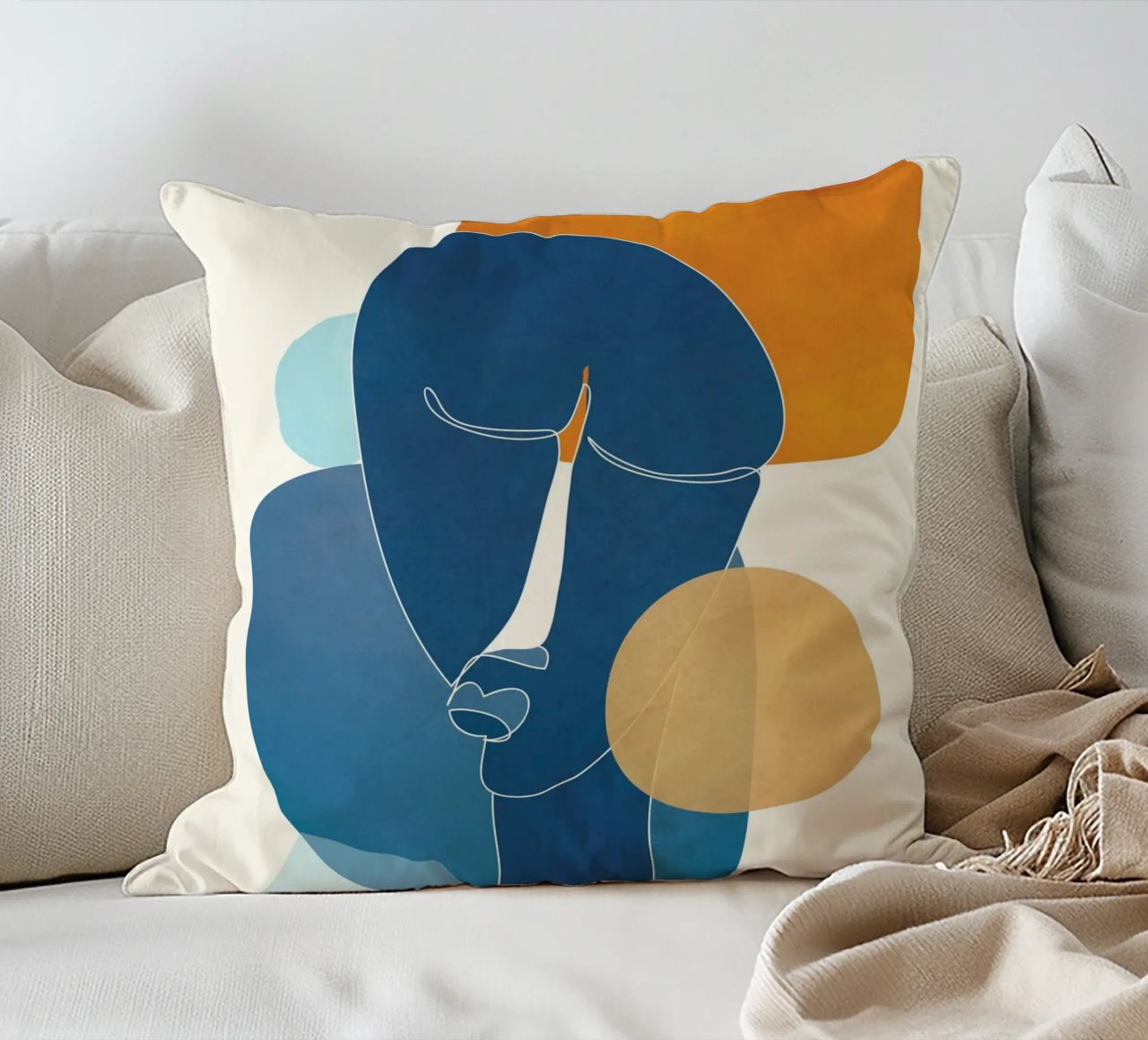 Abstract Mask Design cuscino da cityart