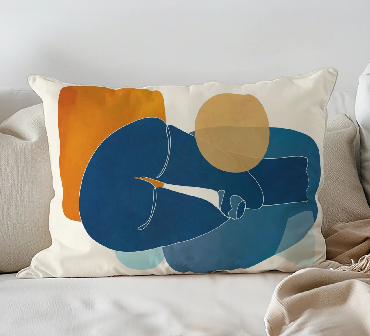 Abstract Mask Design cuscino da cityart