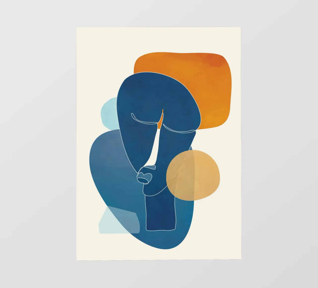 Abstract Mask Design telo in pvc da cityart