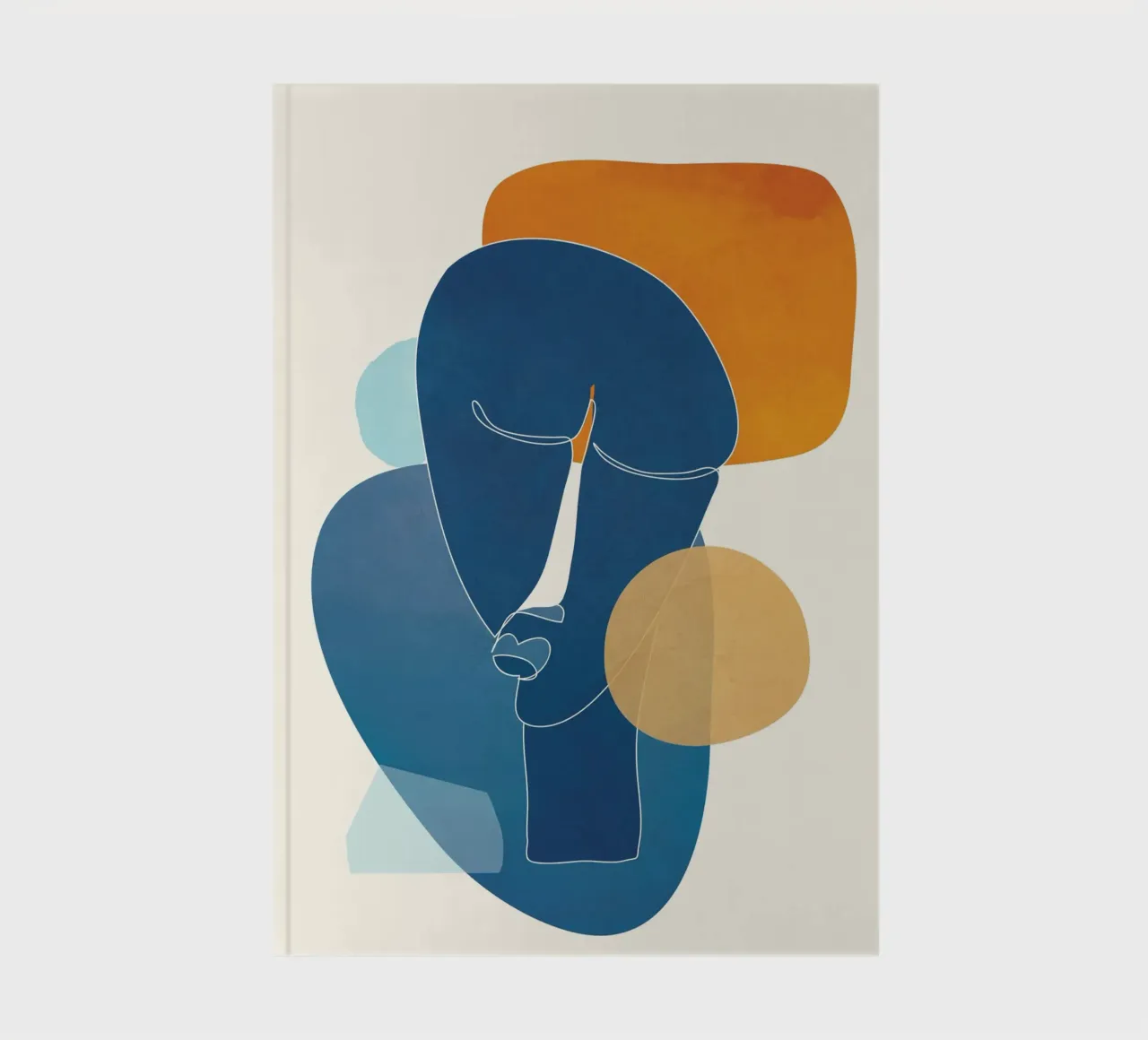 Abstract Mask Design notebook by cityart
