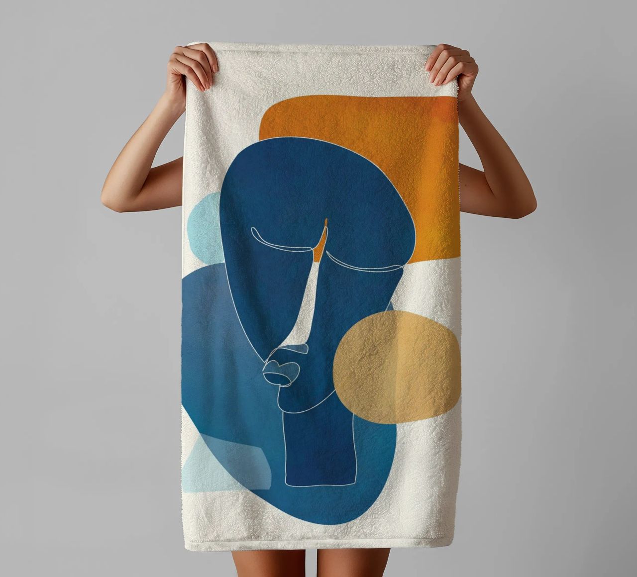 Abstract Mask Design asciugamano da bagno da cityart