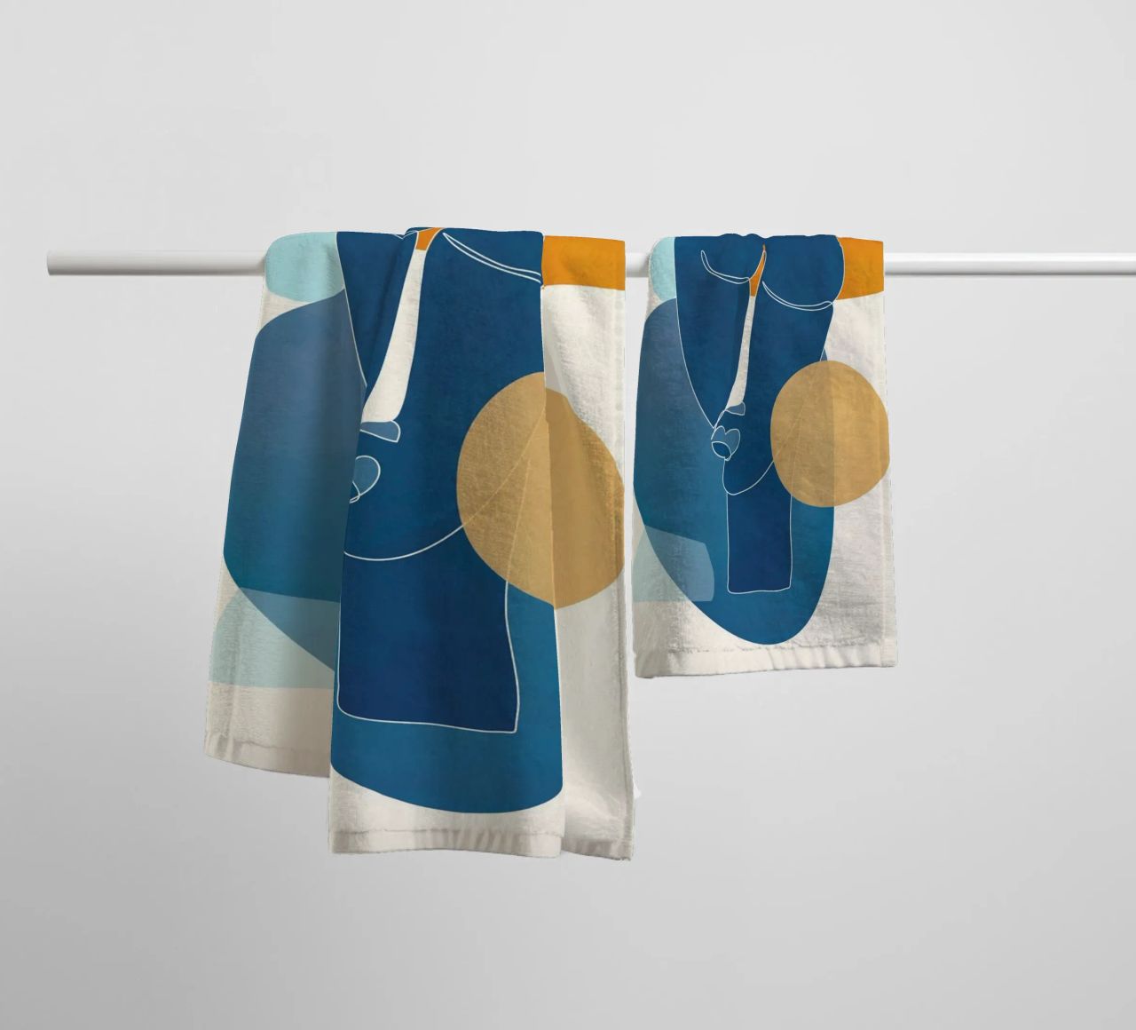 Abstract Mask Design asciugamano da bagno da cityart