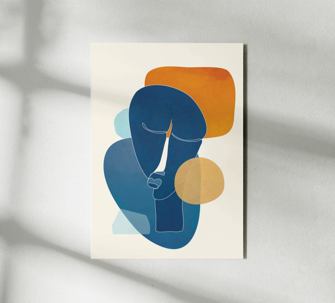 Abstract Mask Design alluminio dibond da cityart