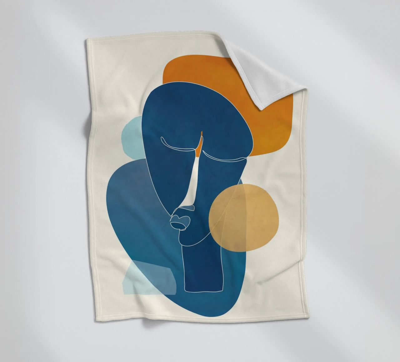 Abstract Mask Design coperta in pile da cityart