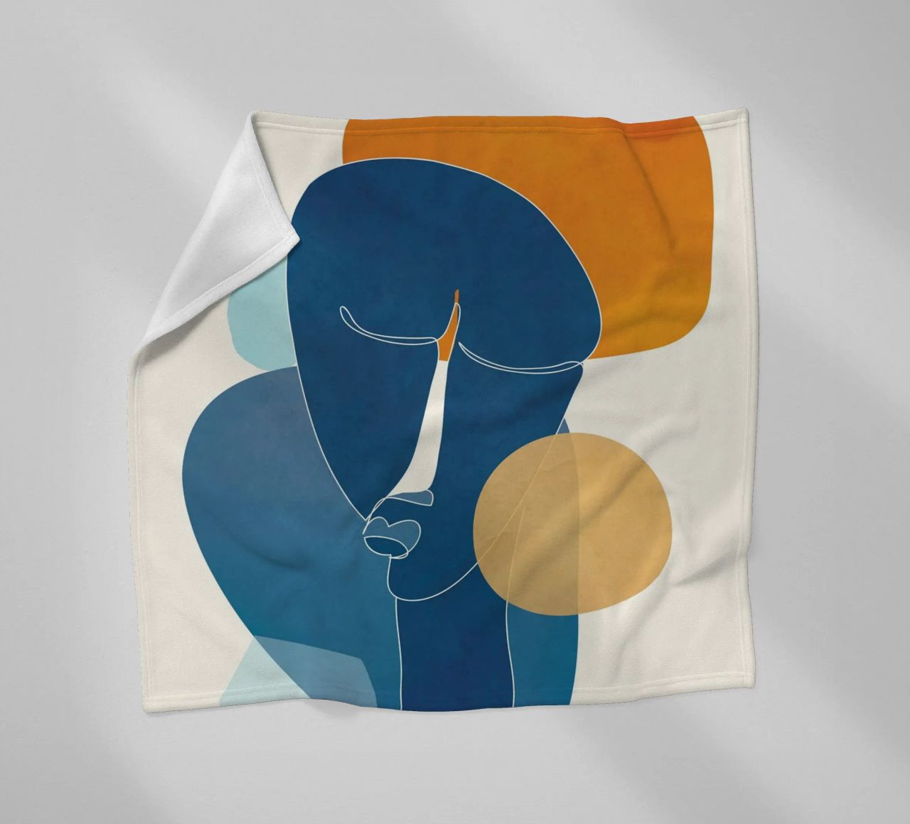 Abstract Mask Design coperta in pile da cityart