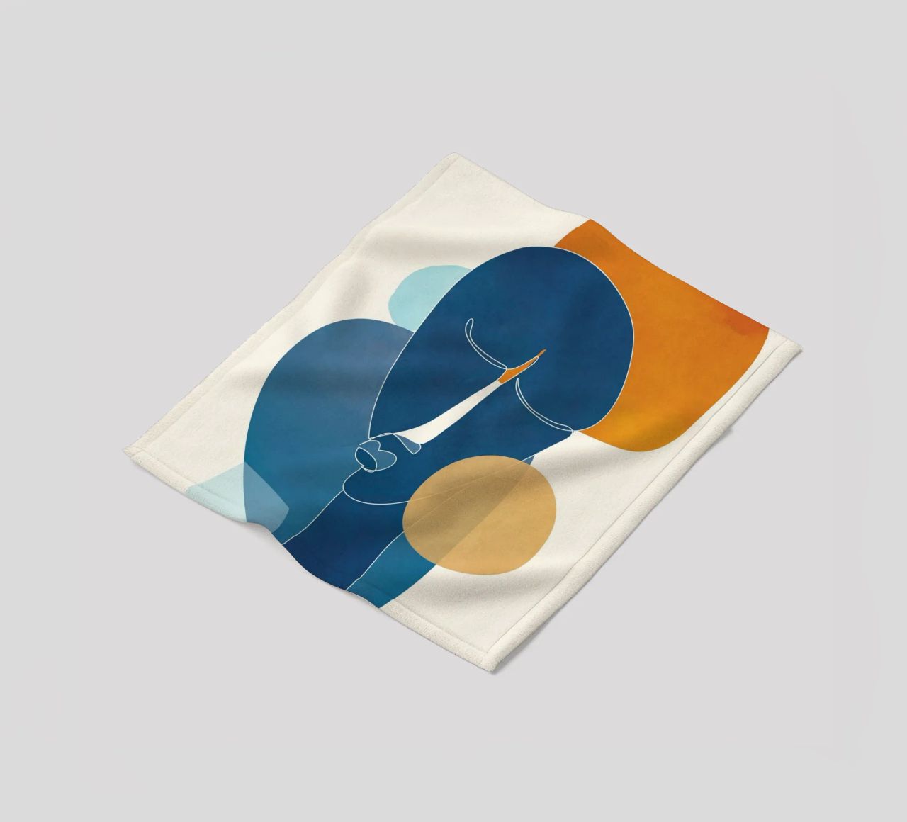 Abstract Mask Design coperta in pile da cityart