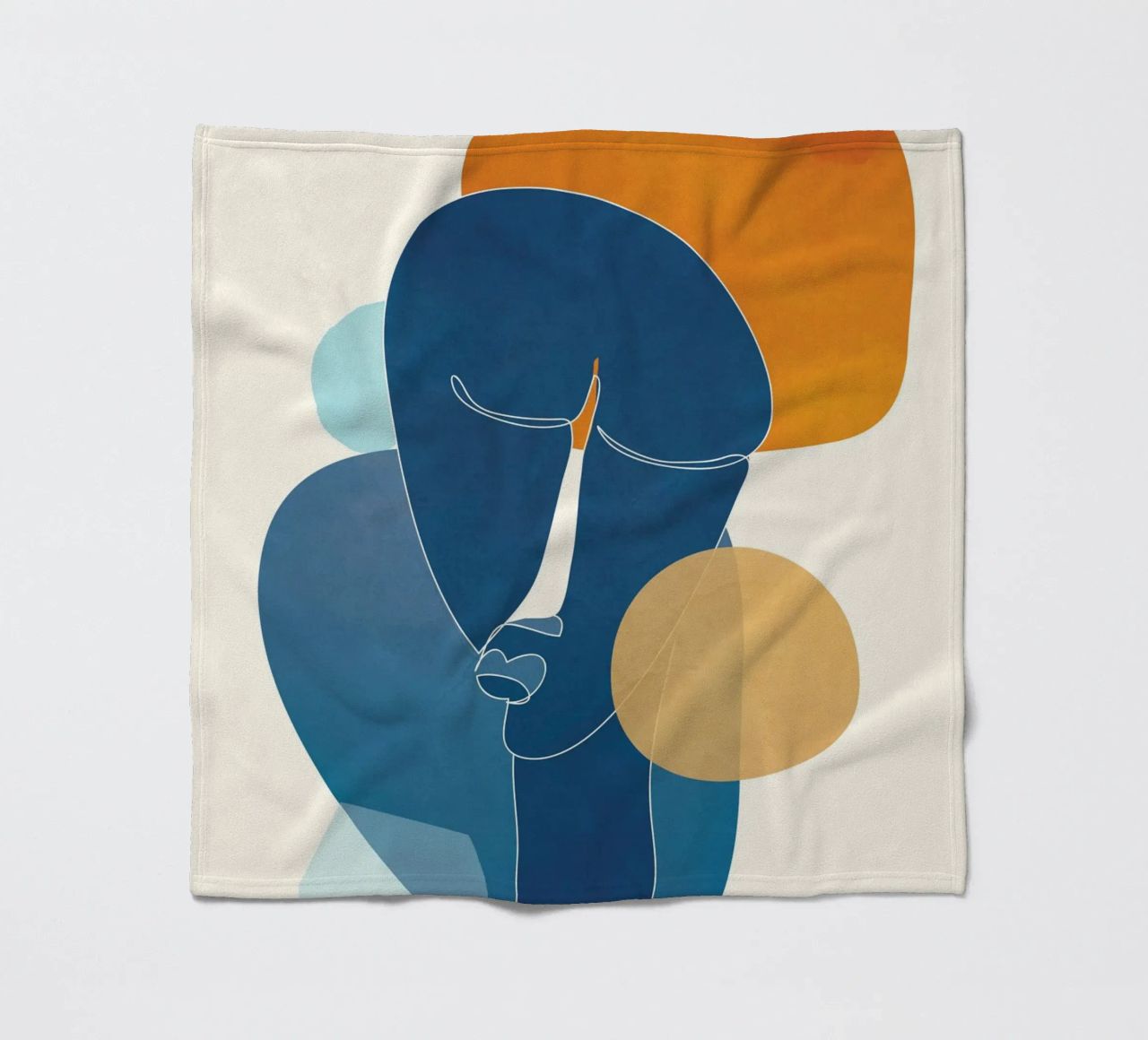 Abstract Mask Design coperta in pile da cityart