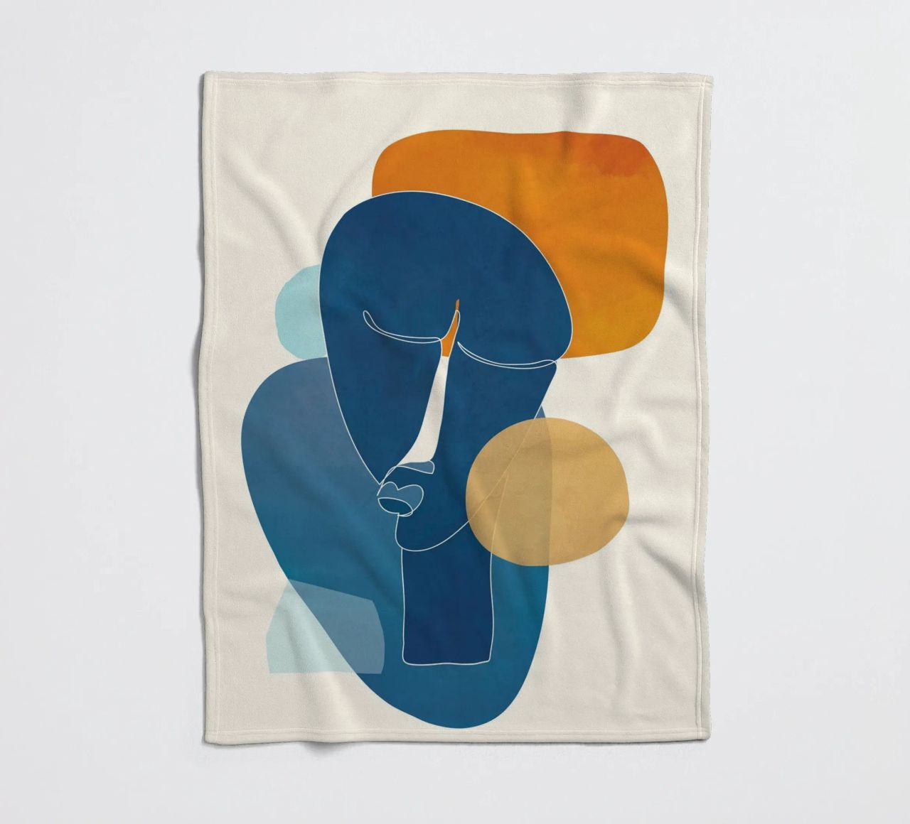 Abstract Mask Design coperta in pile da cityart