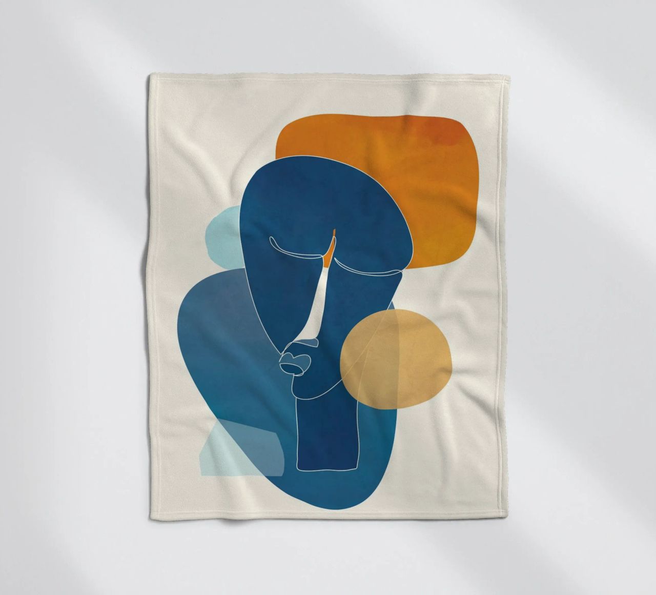 Abstract Mask Design coperta in pile da cityart