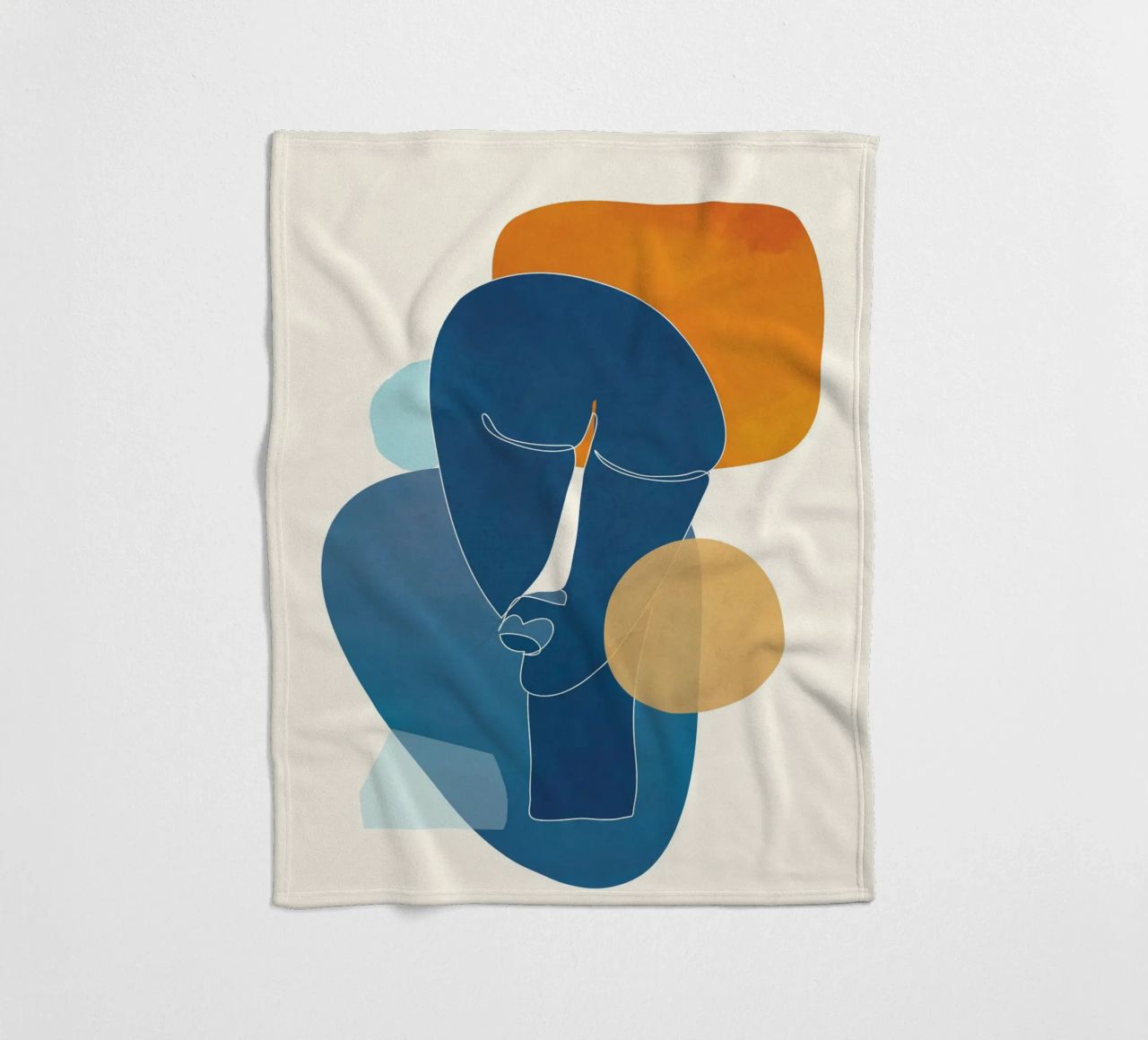 Abstract Mask Design coperta in pile da cityart