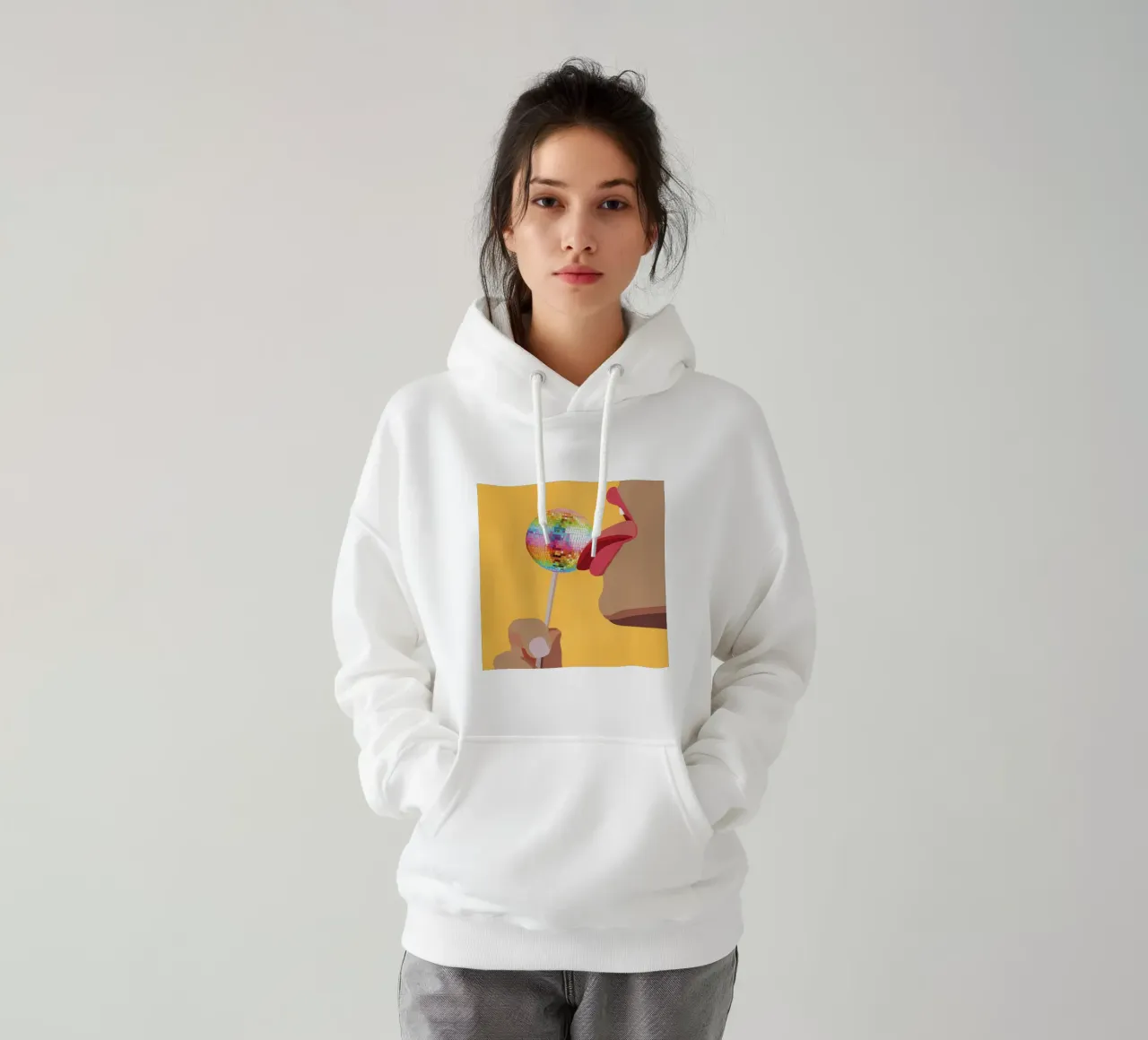 Sweet Sound 1 felpa con cappuccio da cityart