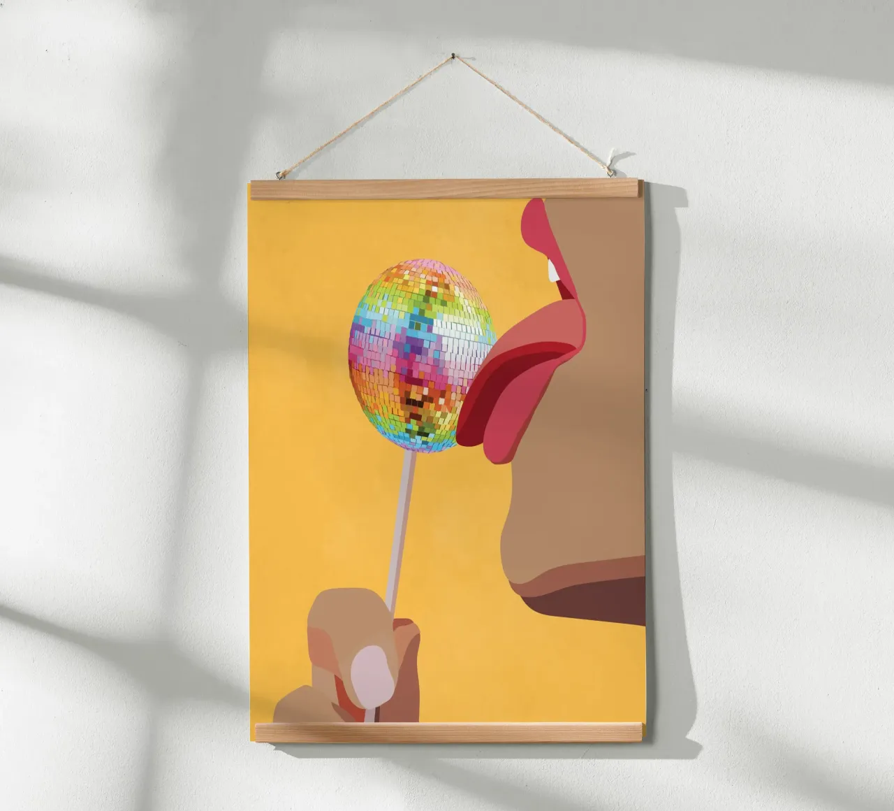 Sweet Sound 1 poster con telaio in alluminio da cityart