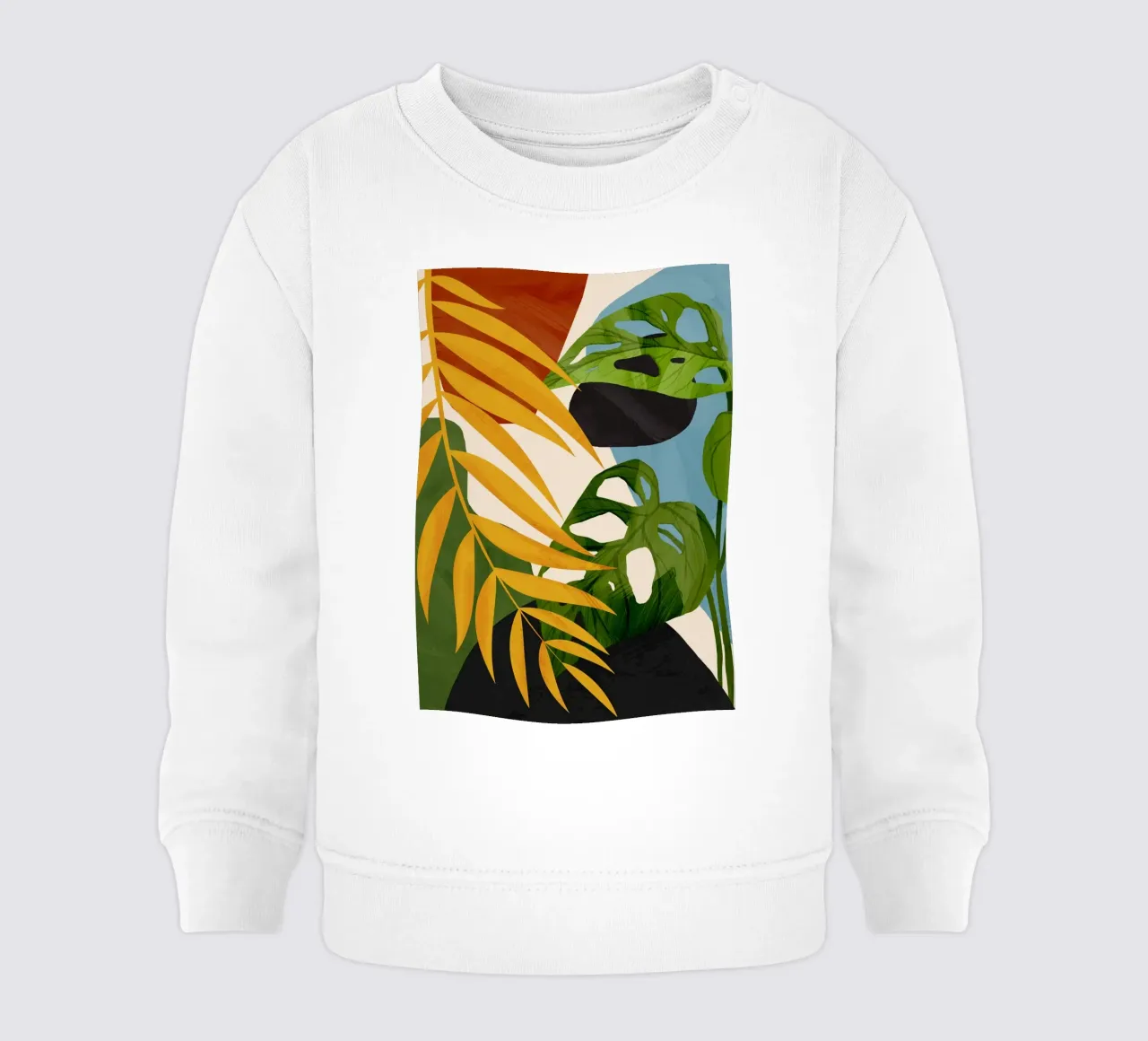 Abstract Tropical Art 2 felpa neonato da cityart