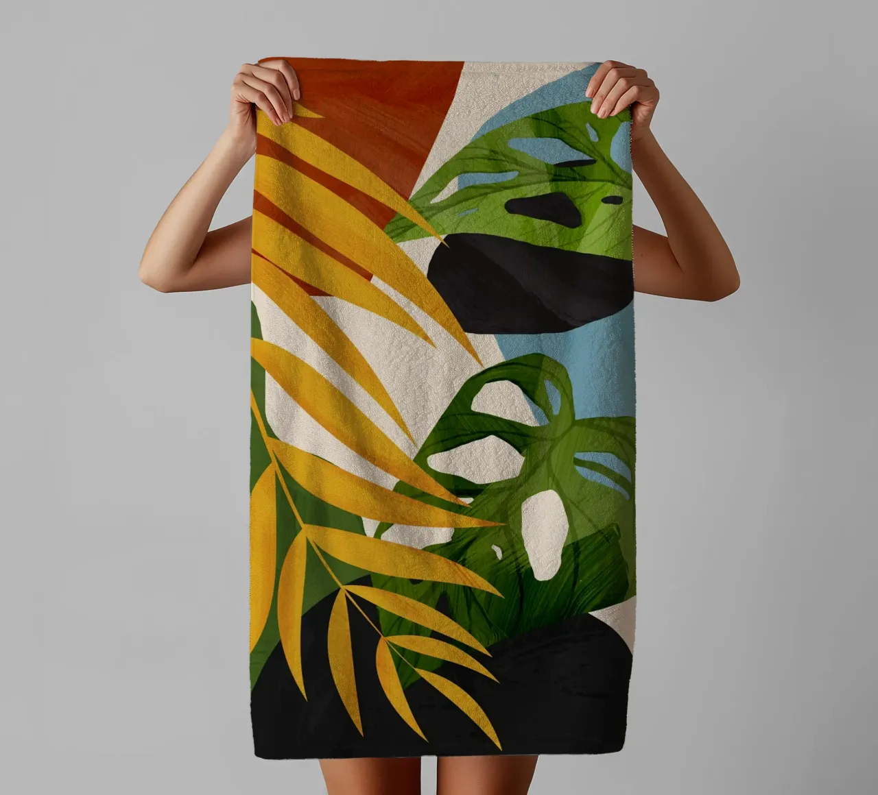 Abstract Tropical Art 2 asciugamano da bagno da cityart