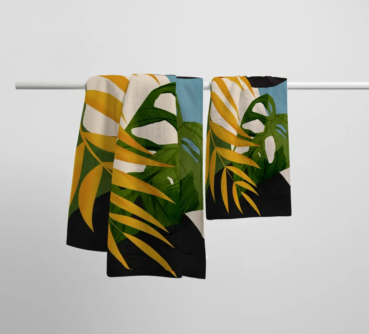 Abstract Tropical Art 2 asciugamano da bagno da cityart