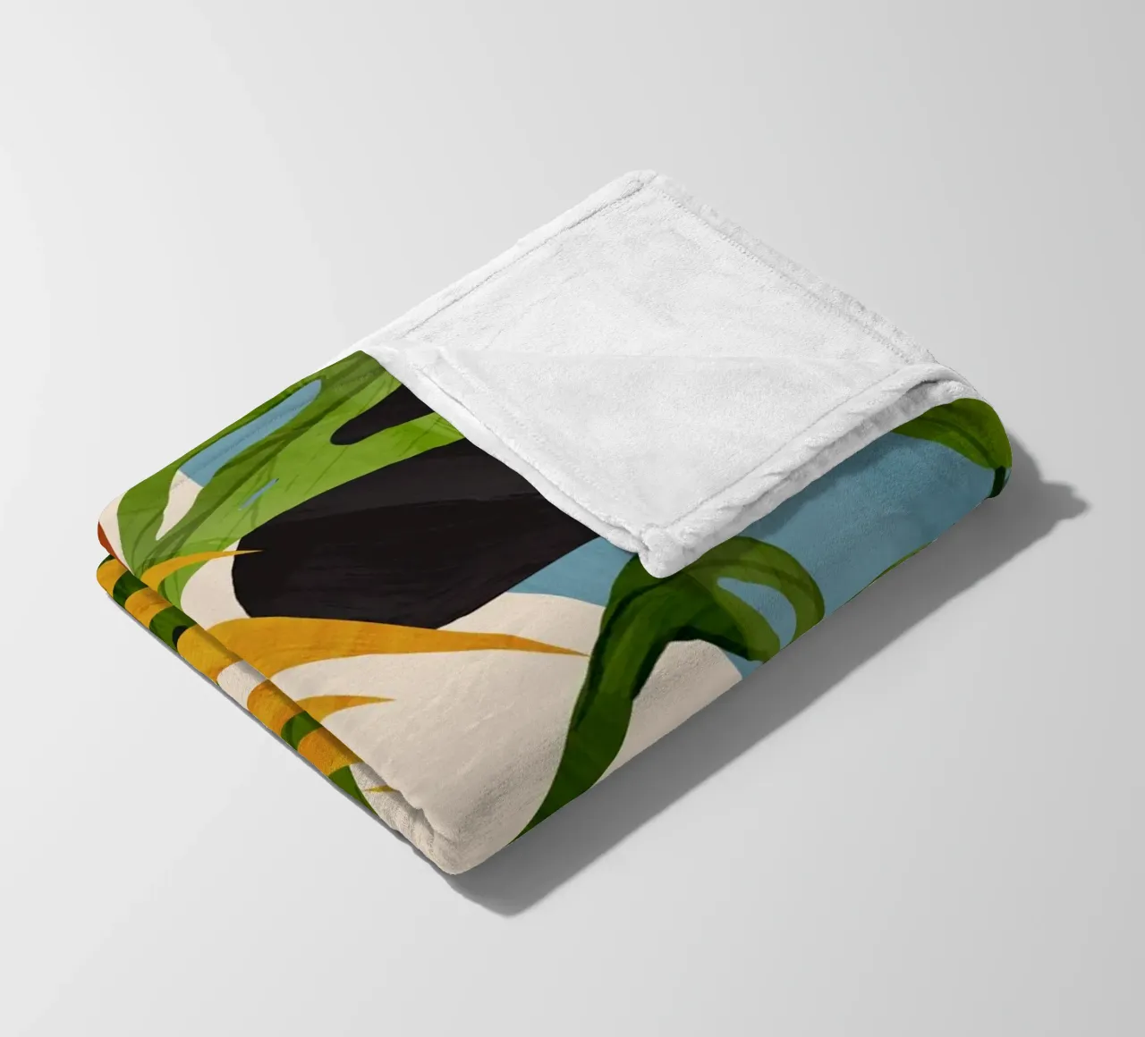 Abstract Tropical Art 2 coperta in pile da cityart
