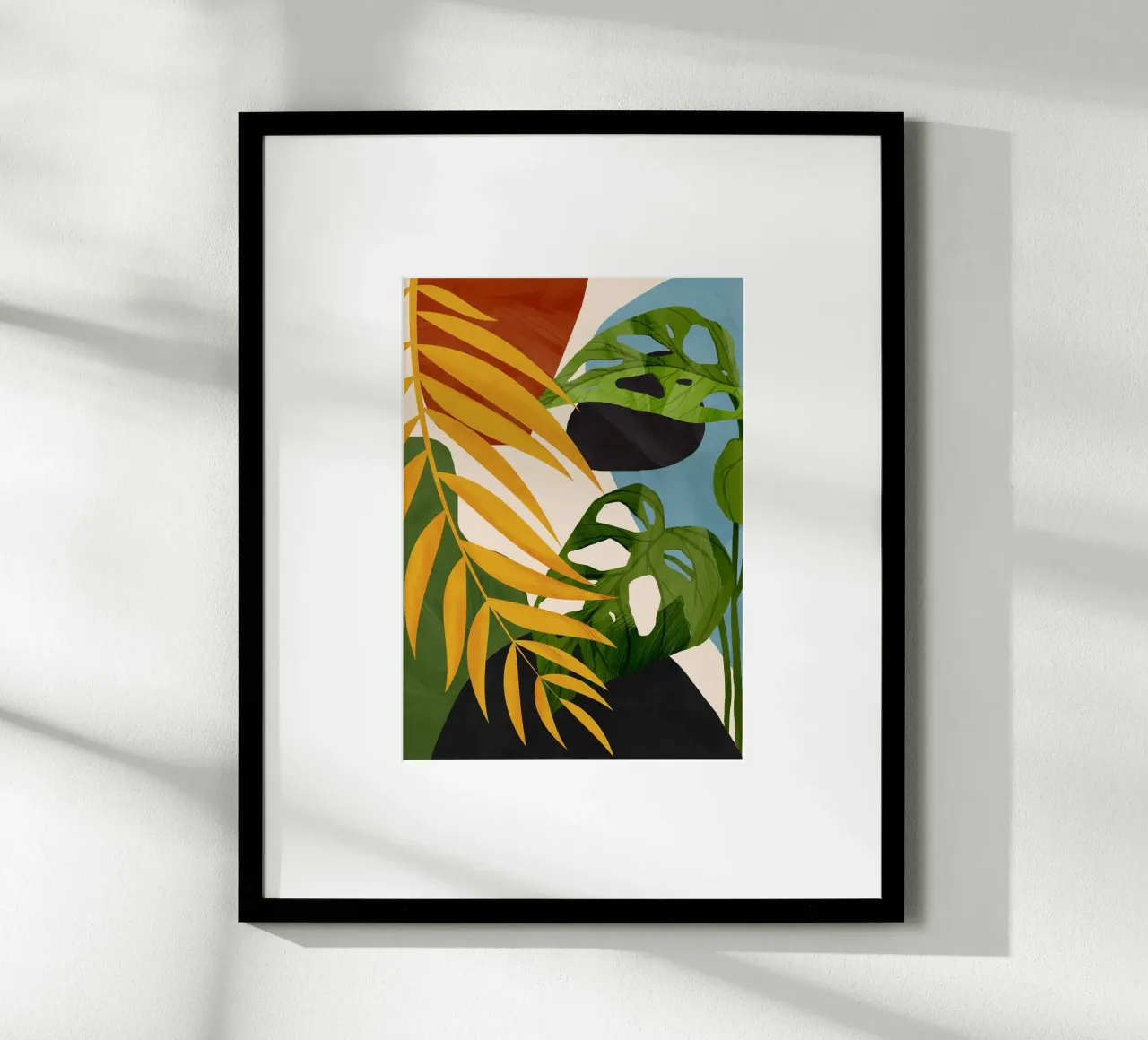 Abstract Tropical Art 2 carta hahnemühle da cityart