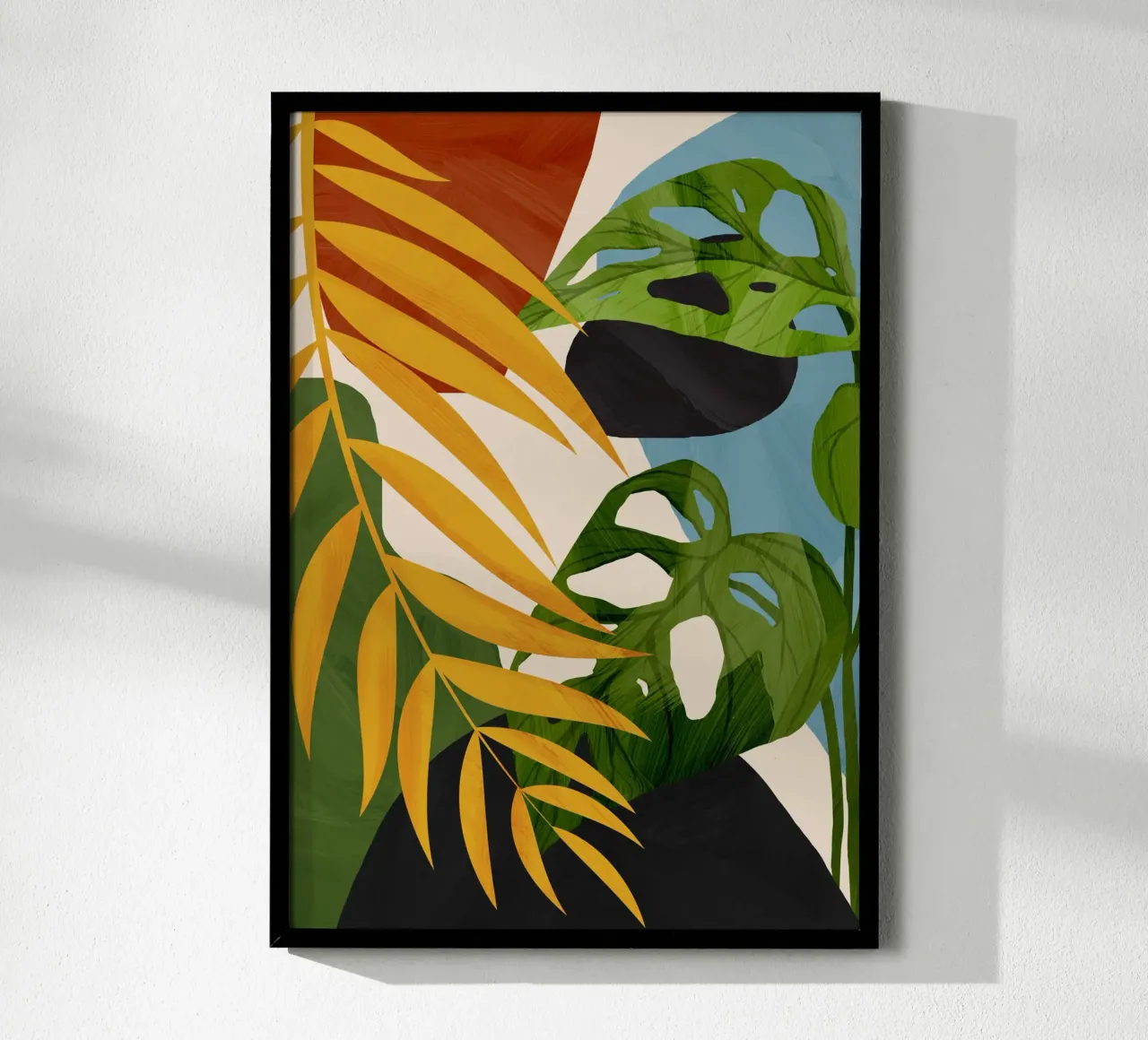 Abstract Tropical Art 2 carta hahnemühle da cityart