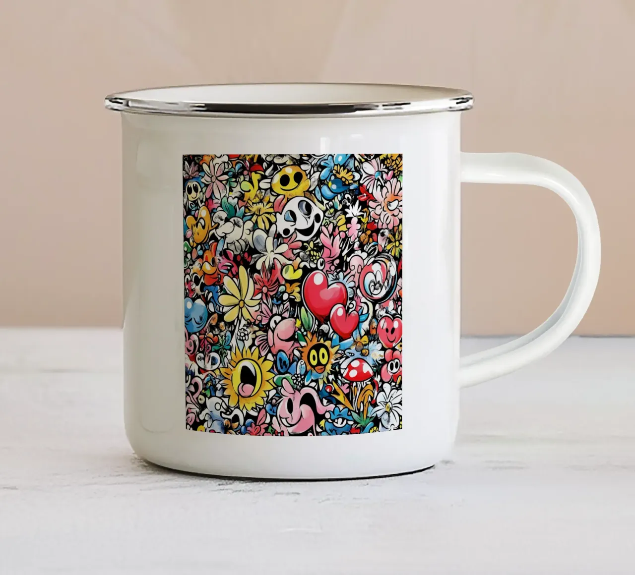 Chaos tazza in smalto da Motivate-Today