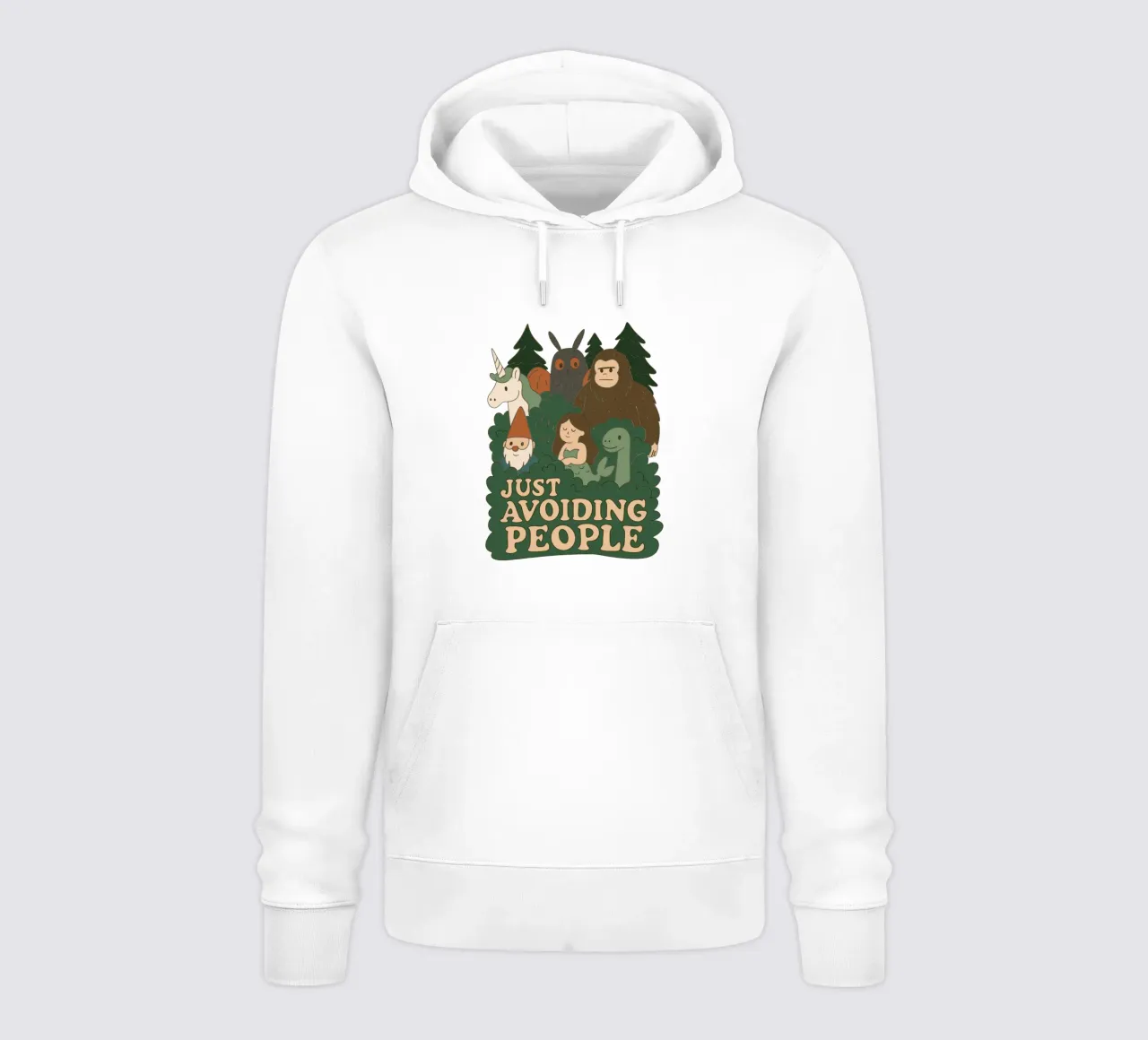 Evitar a la gente - Cryptids sudadera con capucha de Loobs