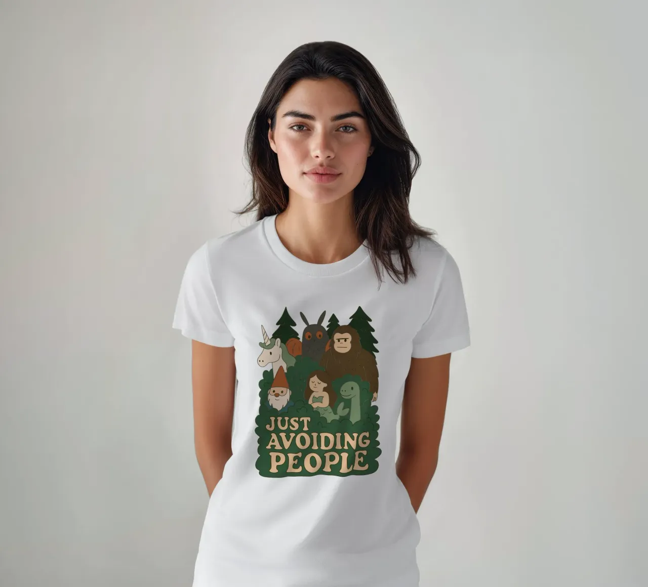 Evitare le persone - Criptidi t-shirt da Loobs