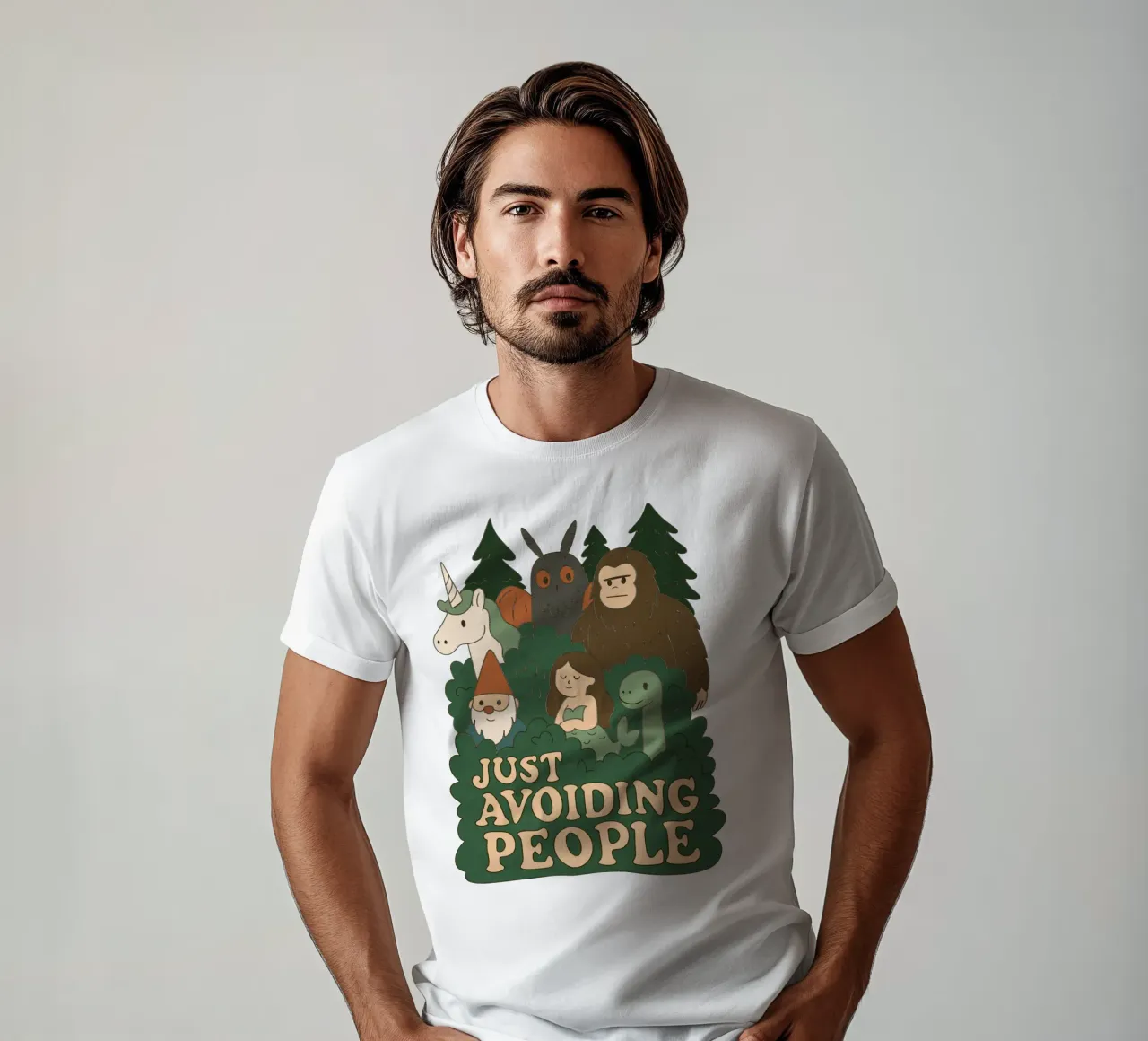 Evitare le persone - Criptidi t-shirt da Loobs