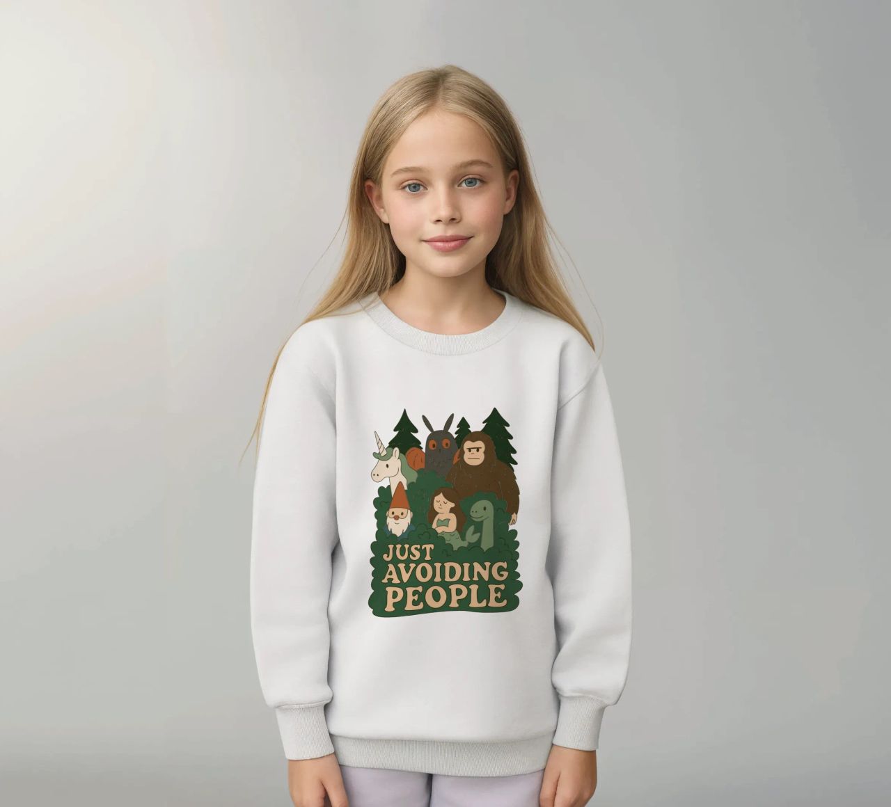 Evitar a la gente - Cryptids sudadera para niño de Loobs