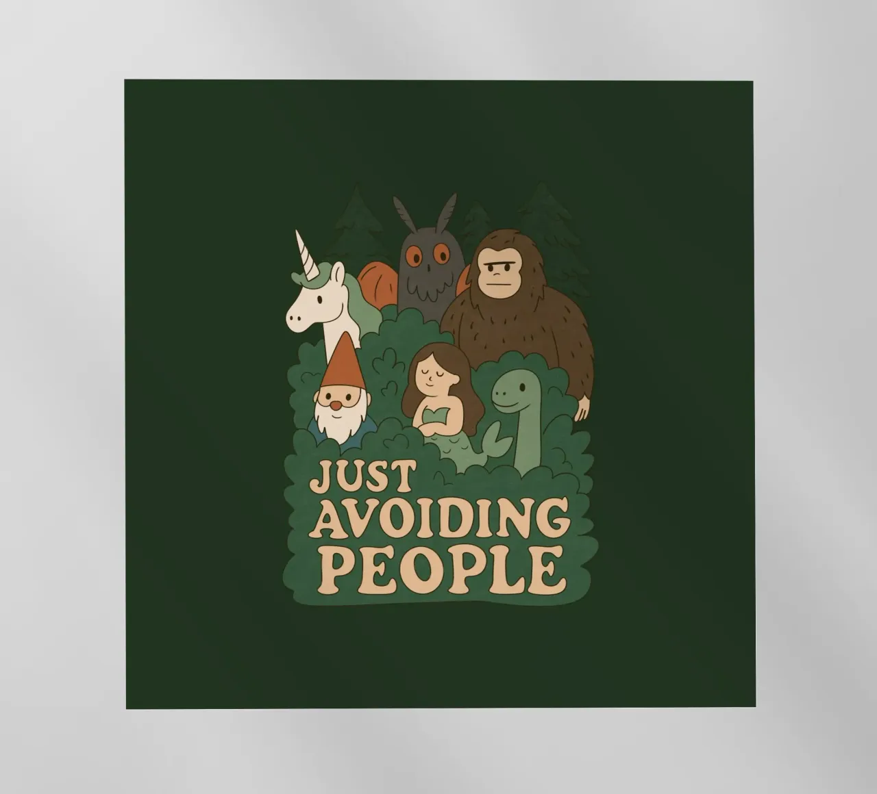 Evitare le persone - Criptidi pellicola backlit da Loobs