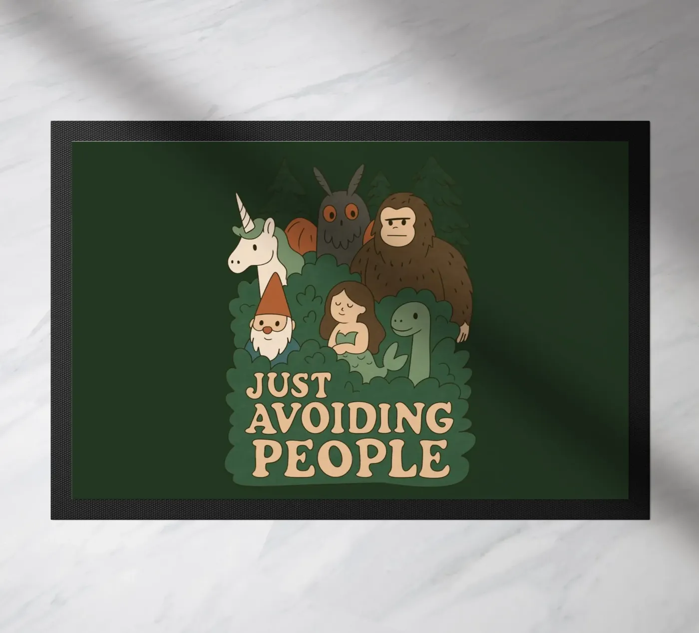Just Avoiding People - Cryptids paillasson de Loobs