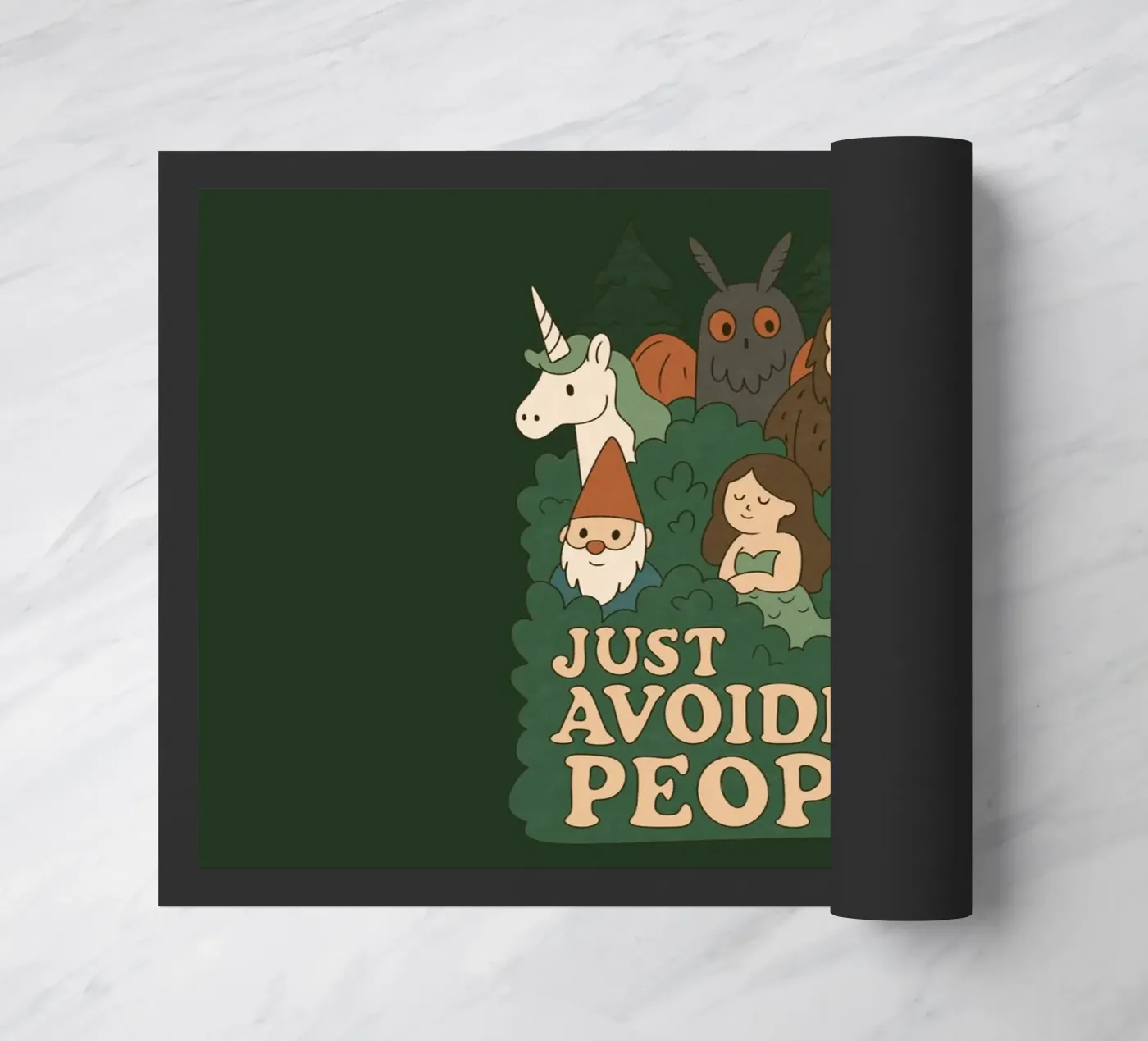 Just Avoiding People - Cryptids paillasson de Loobs